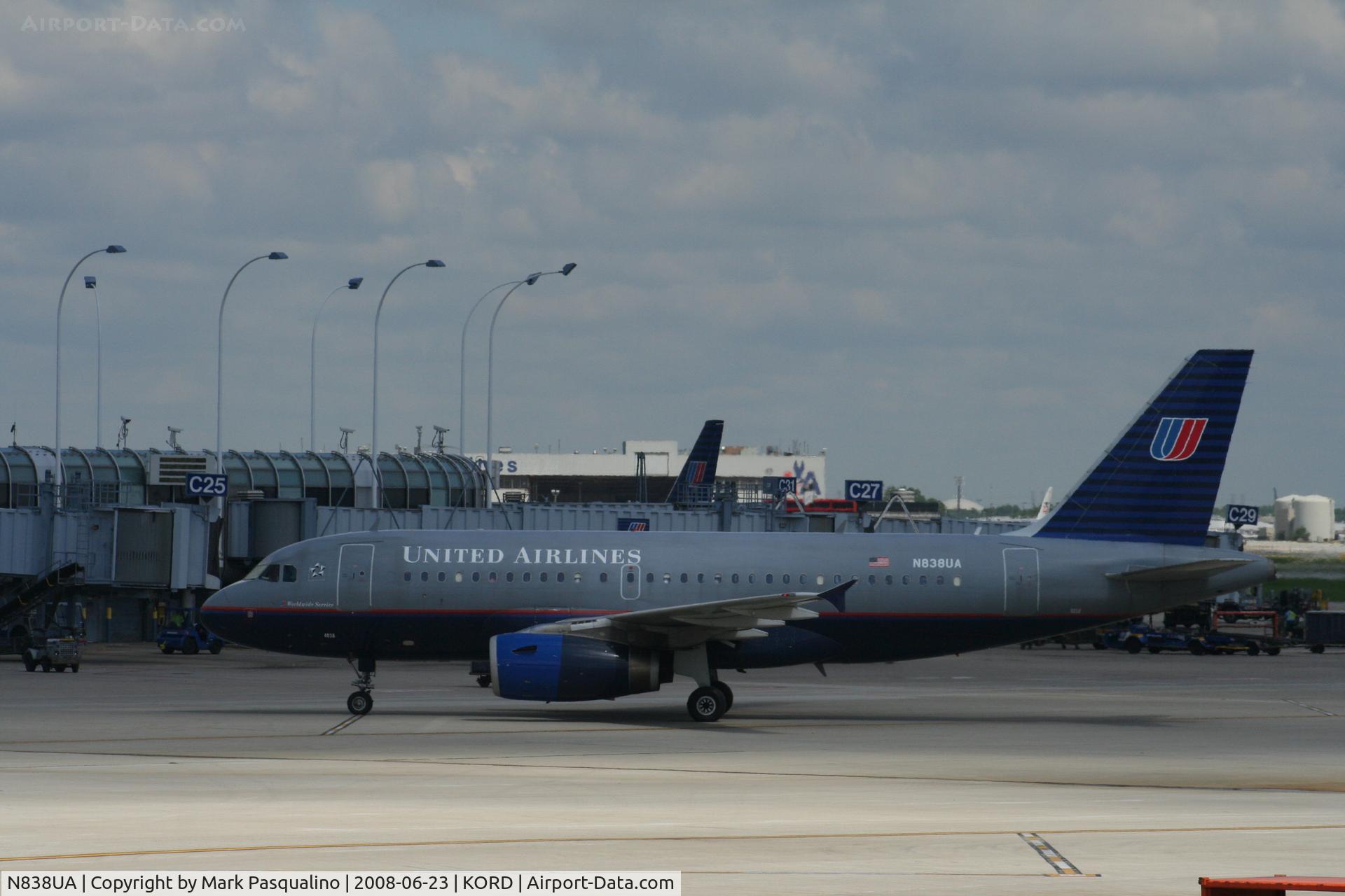N838UA, 2001 Airbus A319-131 C/N 1477, Airbus A319