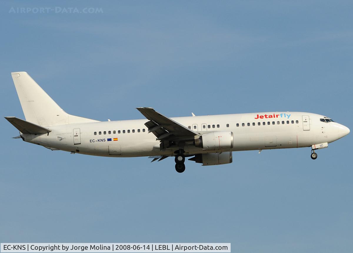 EC-KNS, 1990 Boeing 737-4YO C/N 24690, Operated by Futura.