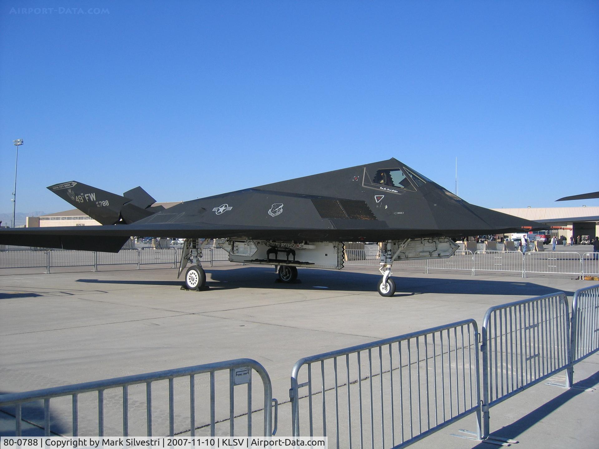 80-0788, 1980 Lockheed F-117A Nighthawk C/N A.4013, Aviation Nation 2007