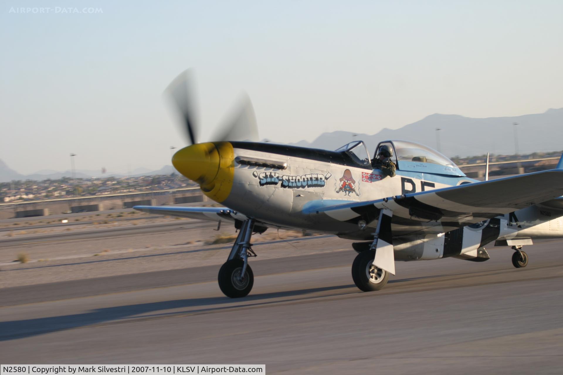 N2580, 1967 North American F-51D Mustang C/N AF-67-22580, Aviation Nation 2007