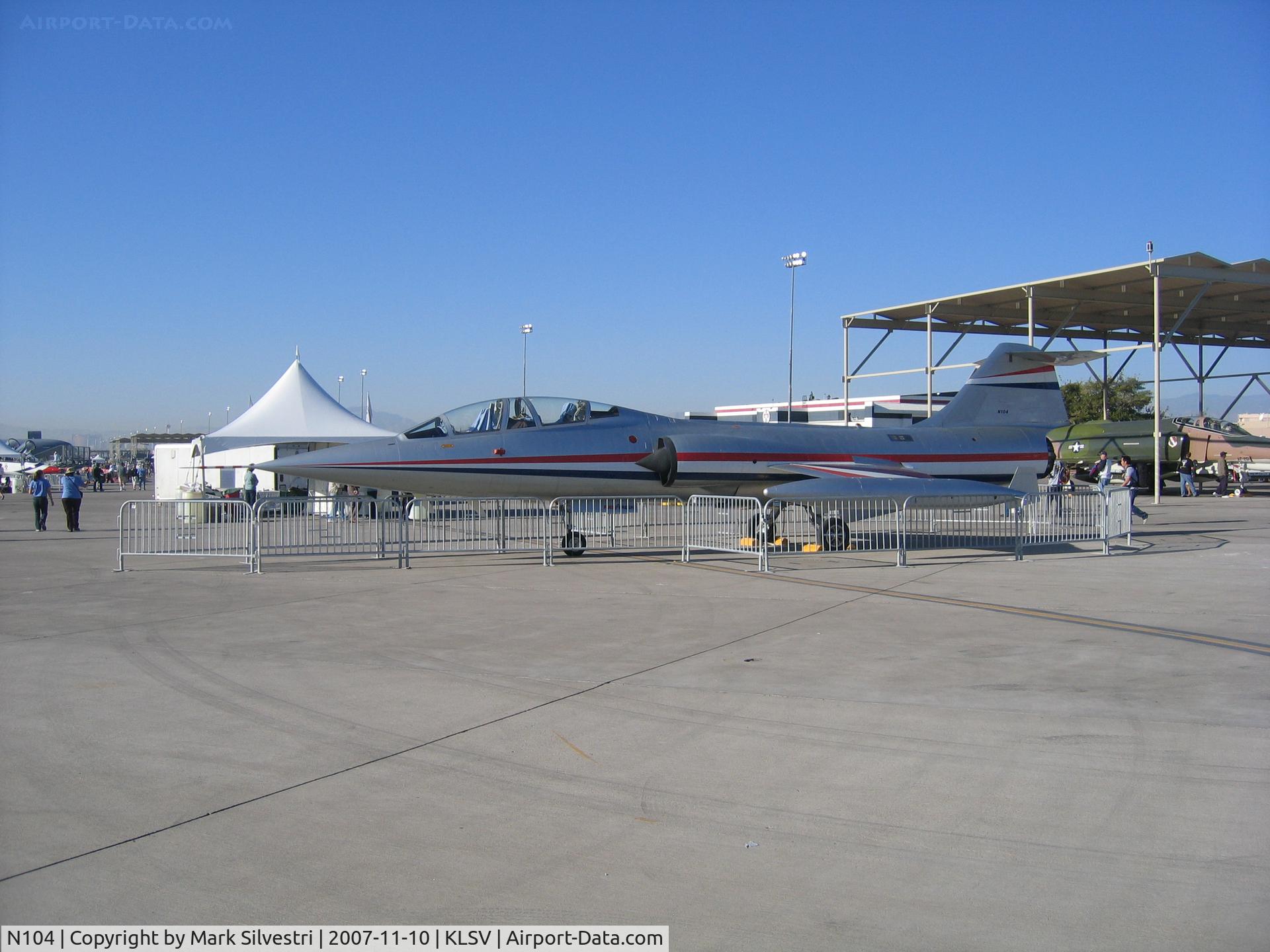 N104, 1962 Lockheed CF-104D Starfighter C/N 583A-5303, Aviation Nation 2007