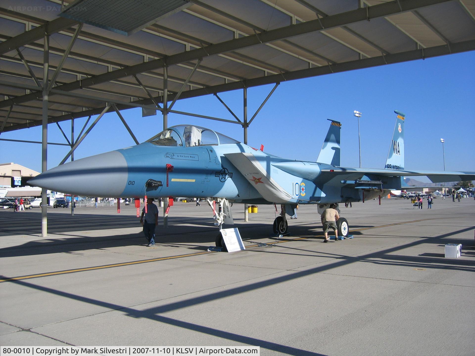 80-0010, 1980 McDonnell Douglas F-15C Eagle C/N 0646/C159, Aviation Nation 2007