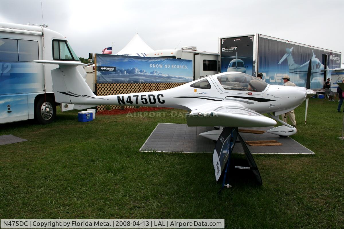N475DC, 2008 Diamond DA-20C-1 Eclipse C/N C0475, Diamond DA20