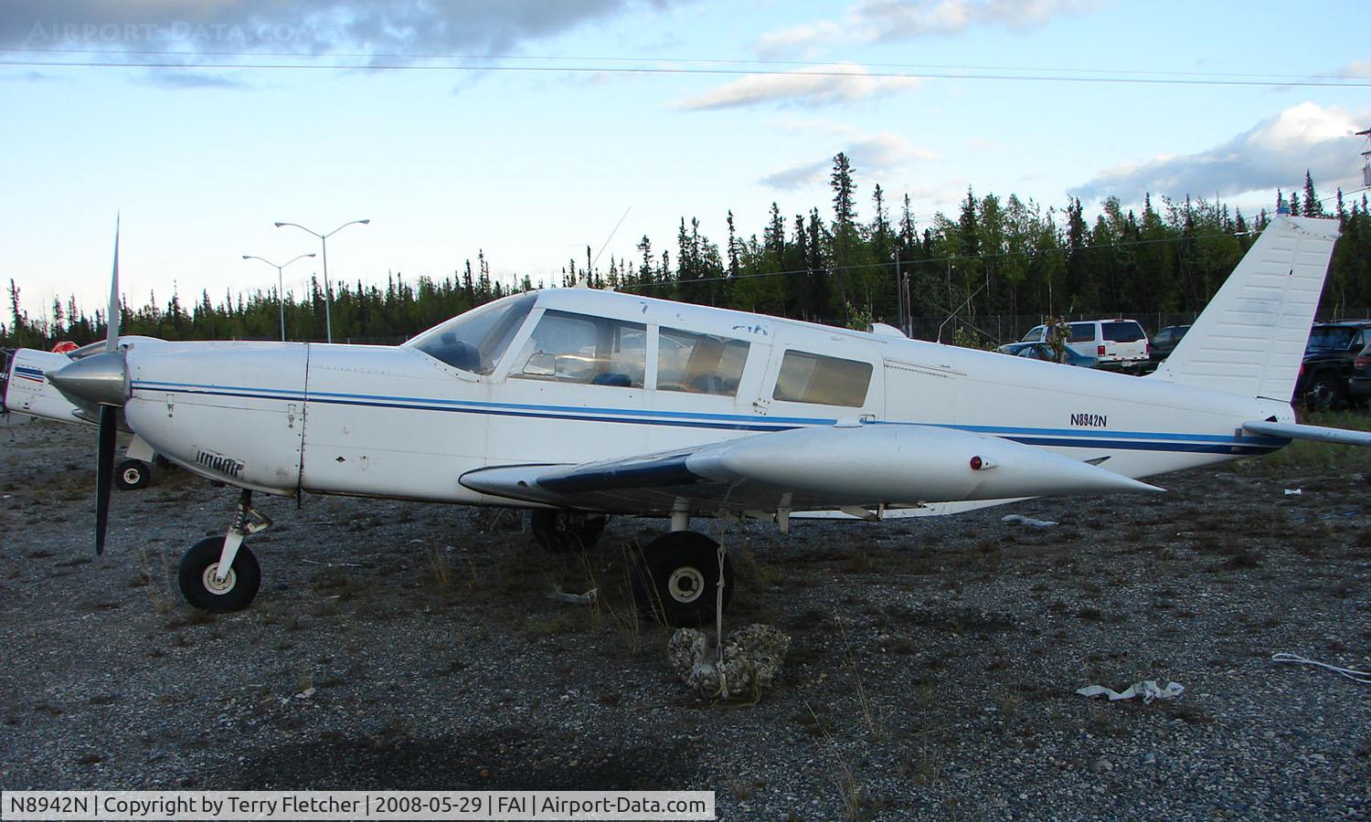 N8942N, 1969 Piper PA-32-300 Cherokee Six C/N 32-40742, Piper Pa-32-300 at Fairbanks East Ramp, AK