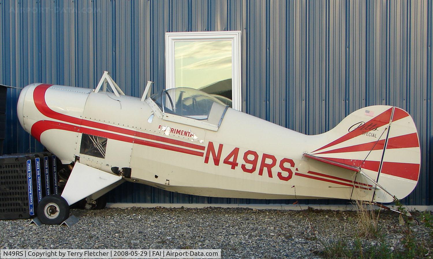 N49RS, 1971 Stulting S-1C C/N ERS-1, Wingless aircraft on Fairbanks East Ramp
