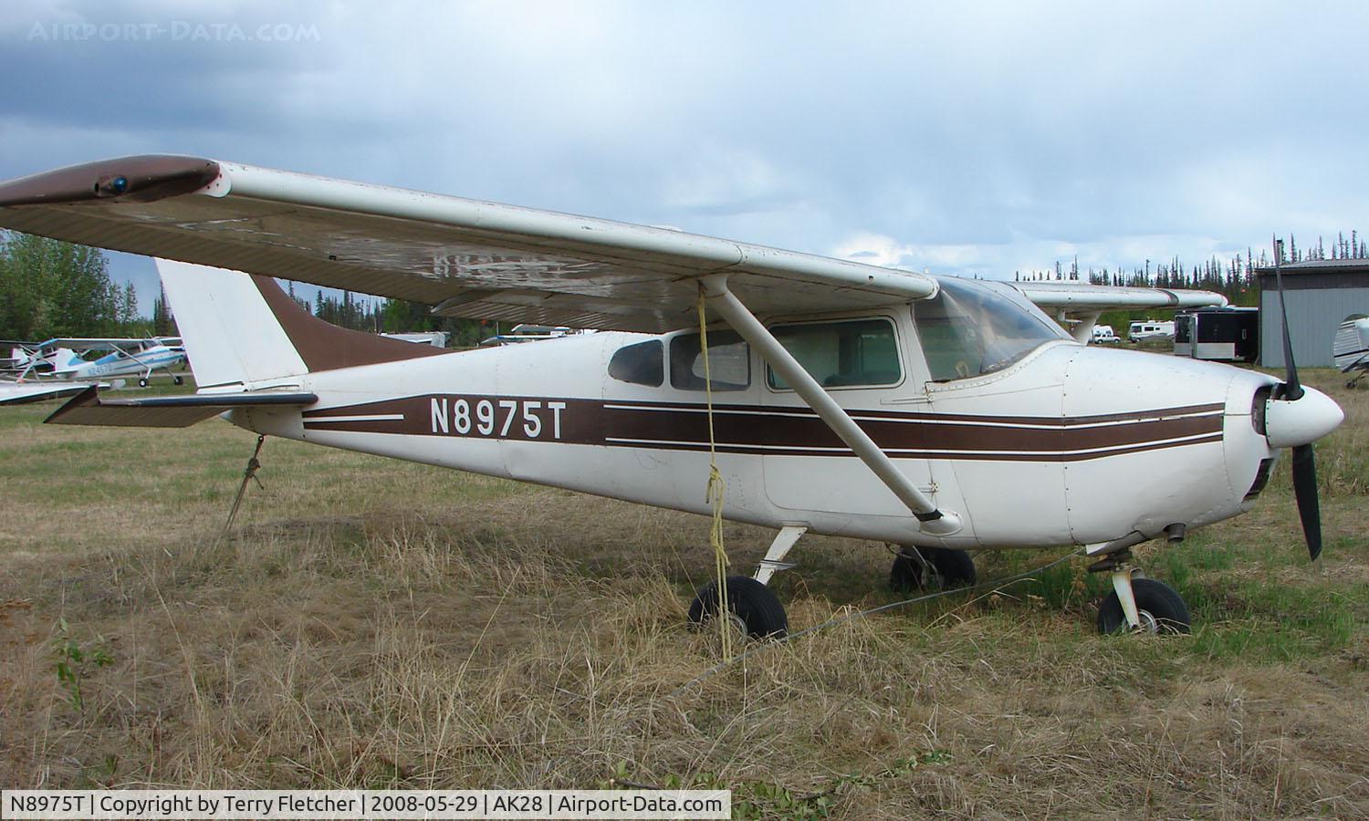 N8975T, 1960 Cessna 182C Skylane C/N 52875, Cessna 182 at Chena Marina Fairbanks