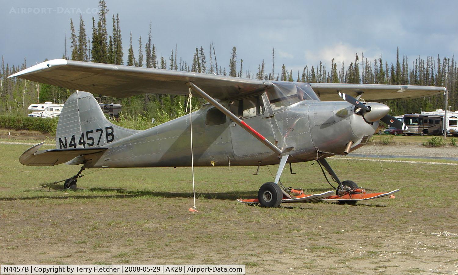 N4457B, 1956 Cessna 170B C/N 26801, Cessna 170B at Chena Marina , Fairbanks