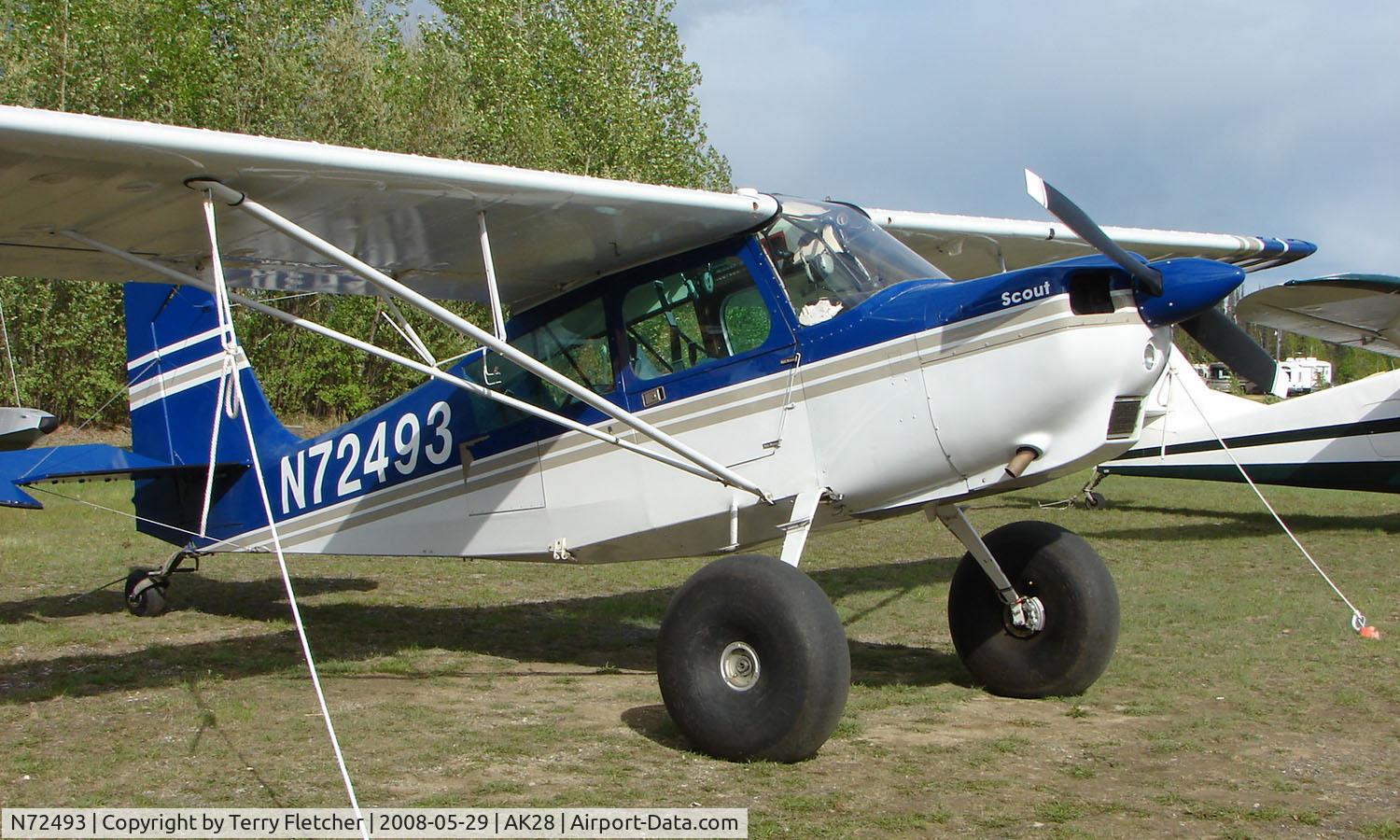 N72493, 1975 Bellanca 8GCBC C/N 187-75, Bellanca 8GCBC at Chenna Marina , Fairbanks