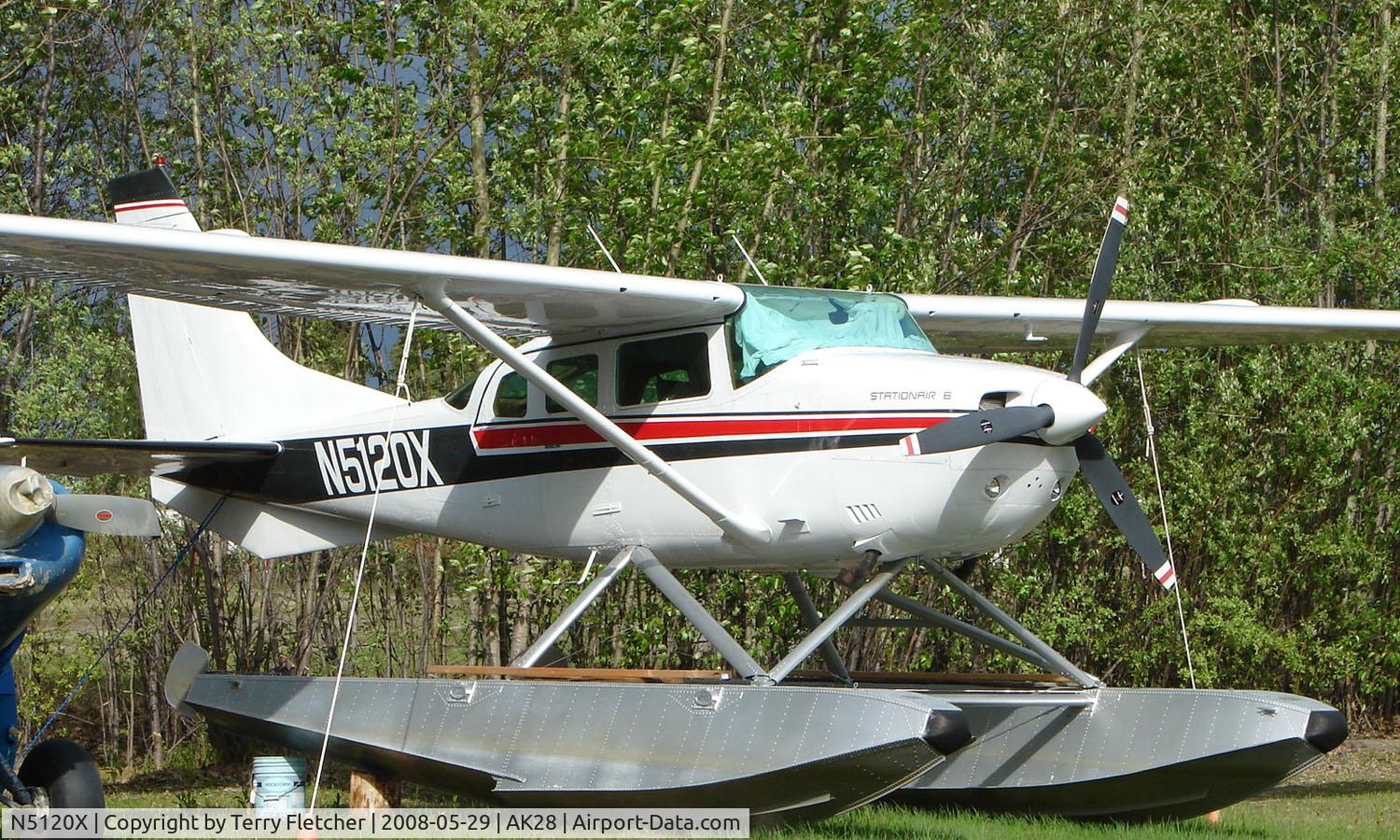 N5120X, 1980 Cessna U206G Stationair C/N U20605572, Cessna U206G at Chena Marina Fairbanks