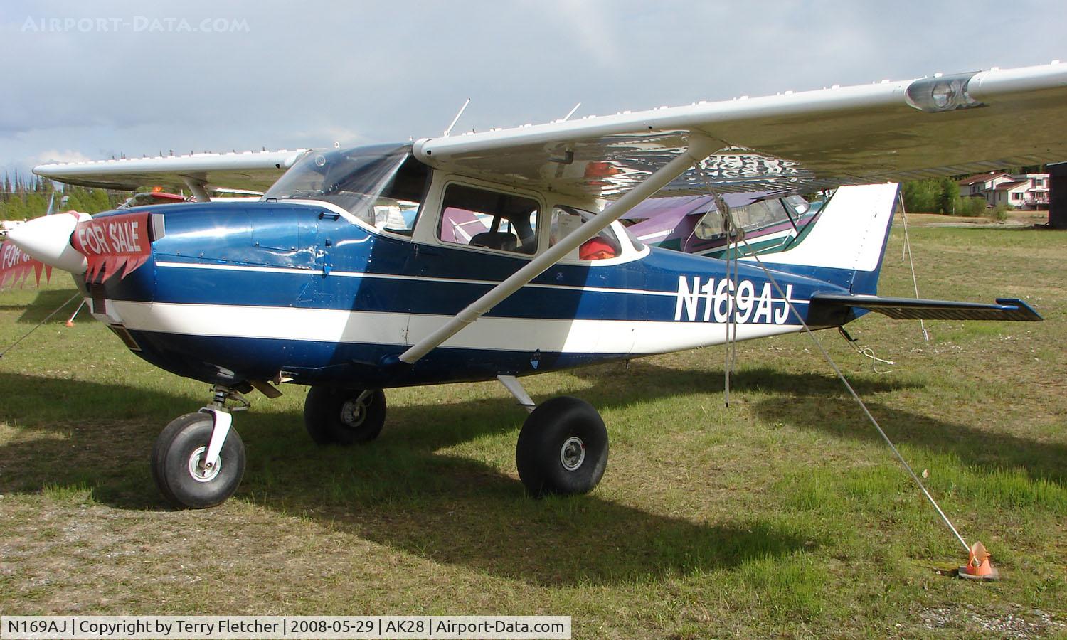N169AJ, 1969 Cessna 172K Skyhawk C/N 17257981, Cessna 172K at chena Marina , Fairbanks