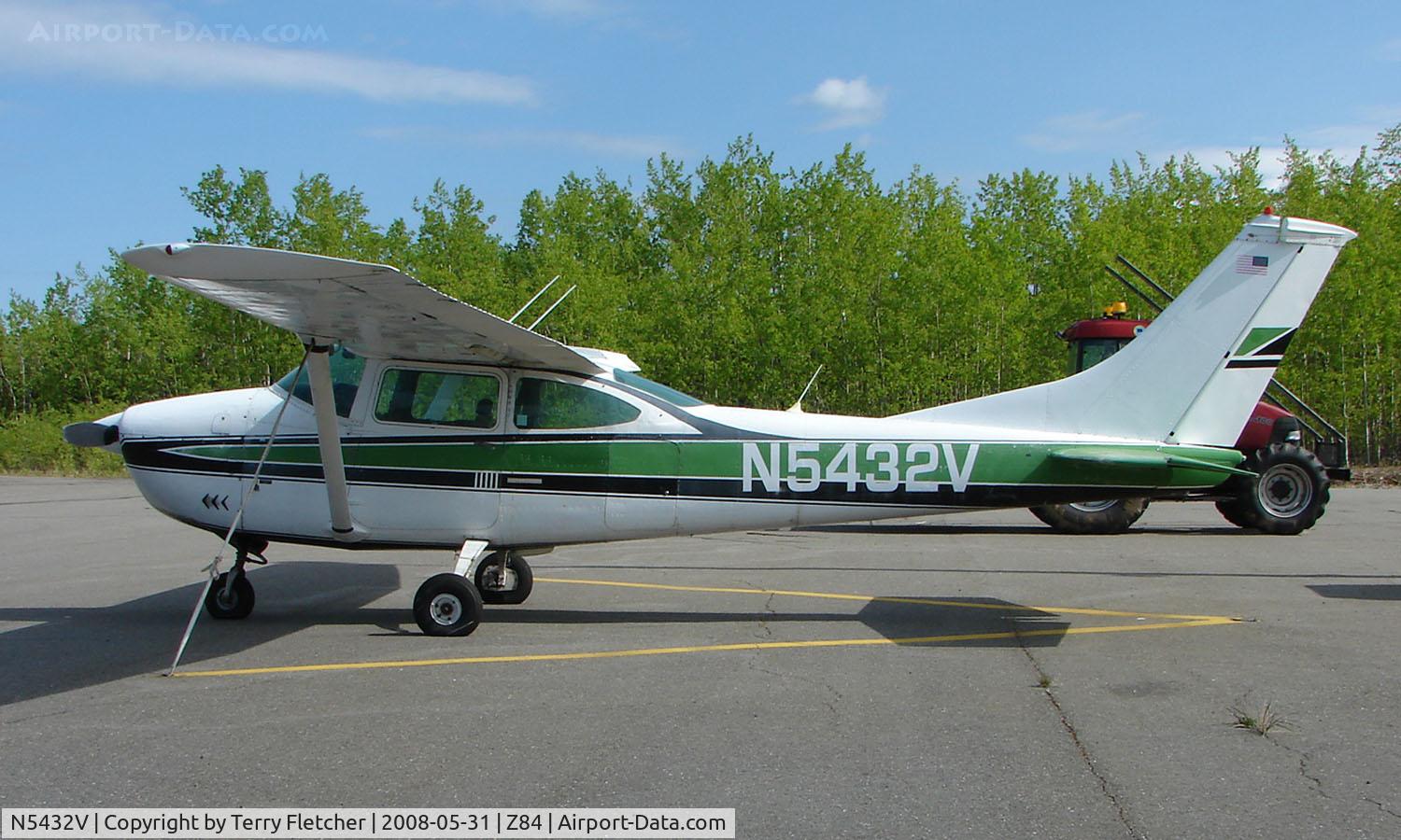 N5432V, 1967 Cessna 182K Skylane C/N 18257941, Cessna 182 at Clear Airport AK