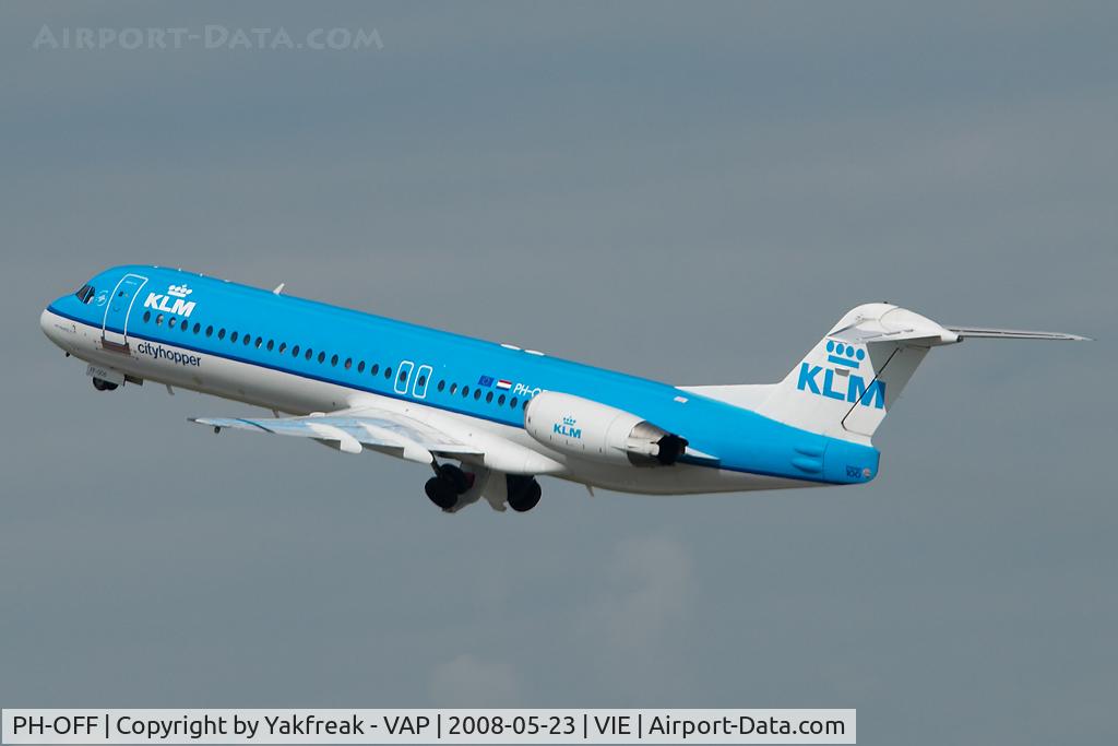 PH-OFF, 1989 Fokker 100 (F-28-0100) C/N 11274, KLM Fokker 100