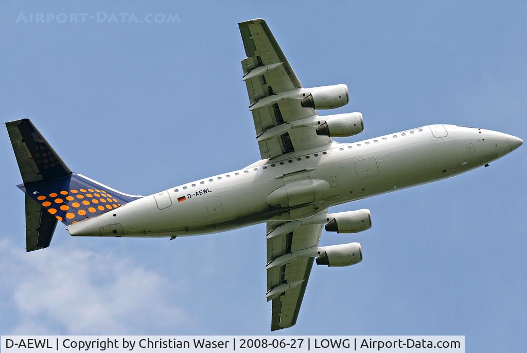 D-AEWL, 1989 British Aerospace BAe.146-300 C/N E3123, Eurowings