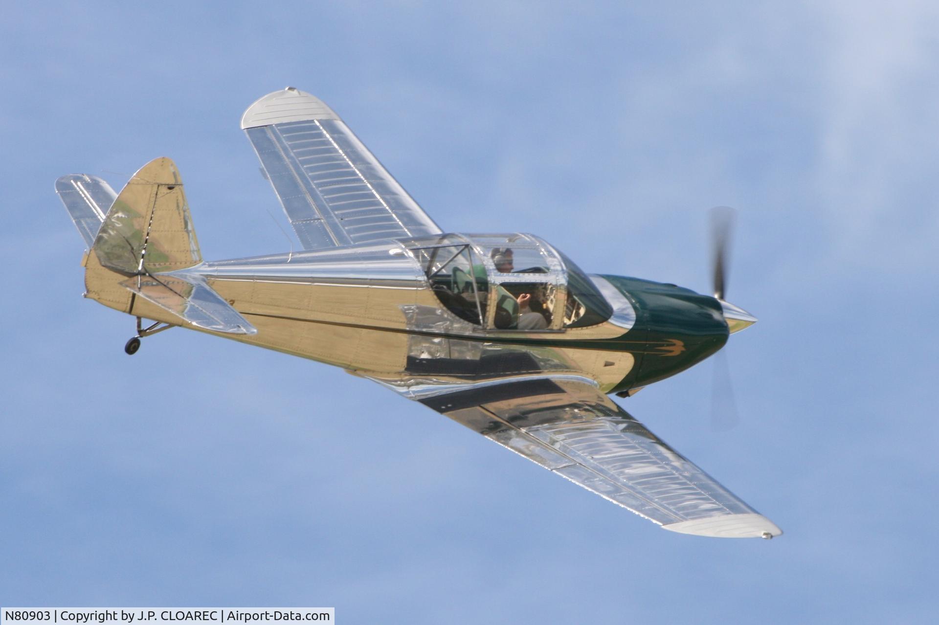N80903, 1946 Globe GC-1B Swift C/N 306, Décollage de MORLAIX F 29600