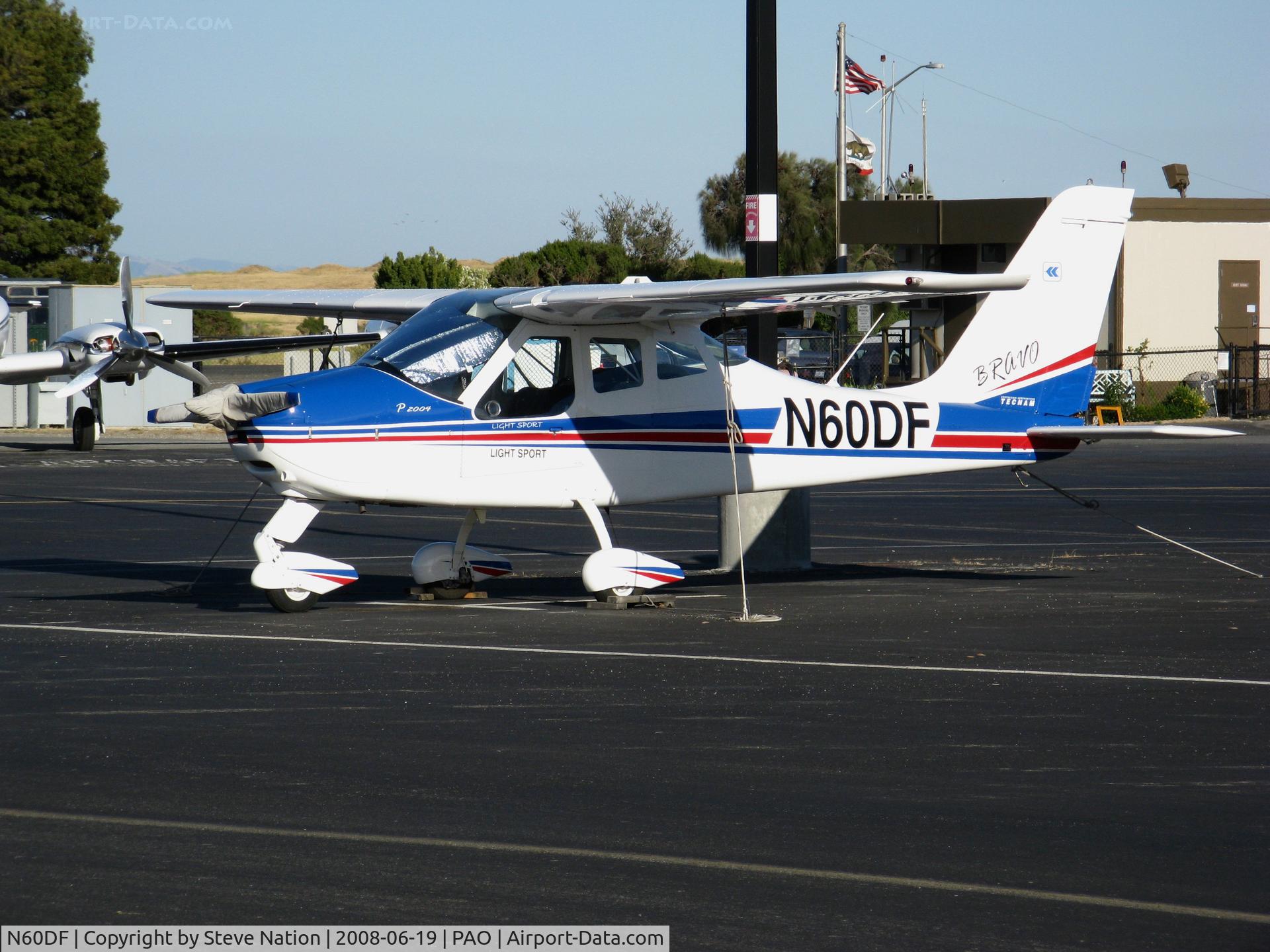 N60DF, Tecnam P-2004 Bravo C/N 060, Construzioni Aeronautiche Tecn P2004 BRAVO @ Palo Alto Municipal
