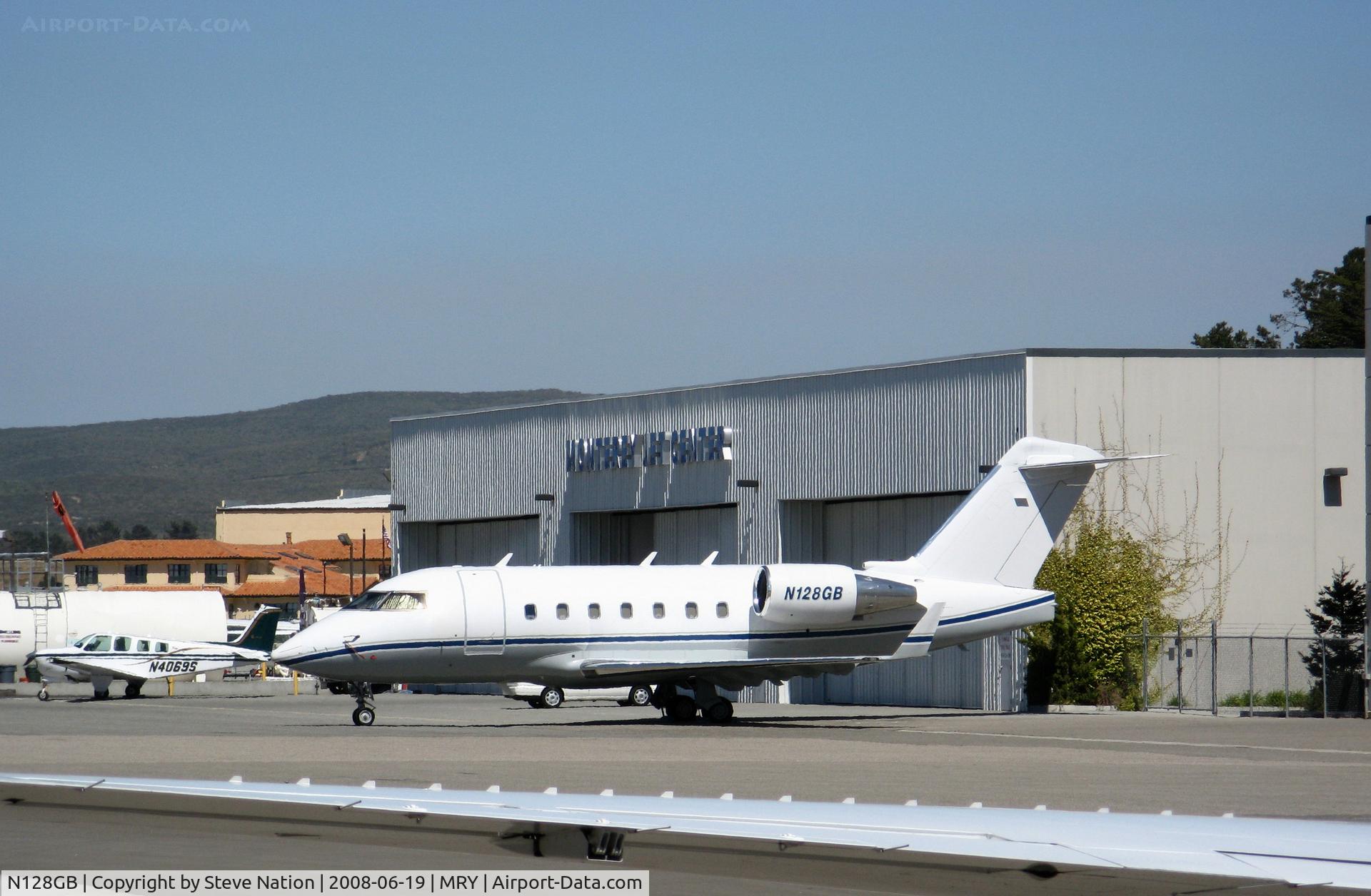 N128GB, 1992 Canadair Challenger 601-3A (CL-600-2B16) C/N 5113, 1993 Canadair Ltd CL-600-2B16 @ Monterey Peninsula Airport