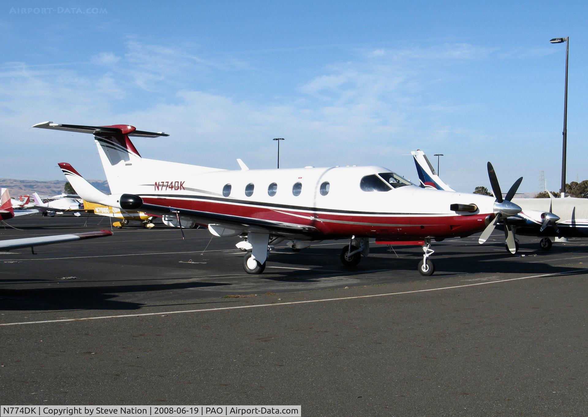 N774DK, 1996 Pilatus PC-12/45 C/N 167, 1996 Pilatus PC-12/45 @ Palo Alto, CA