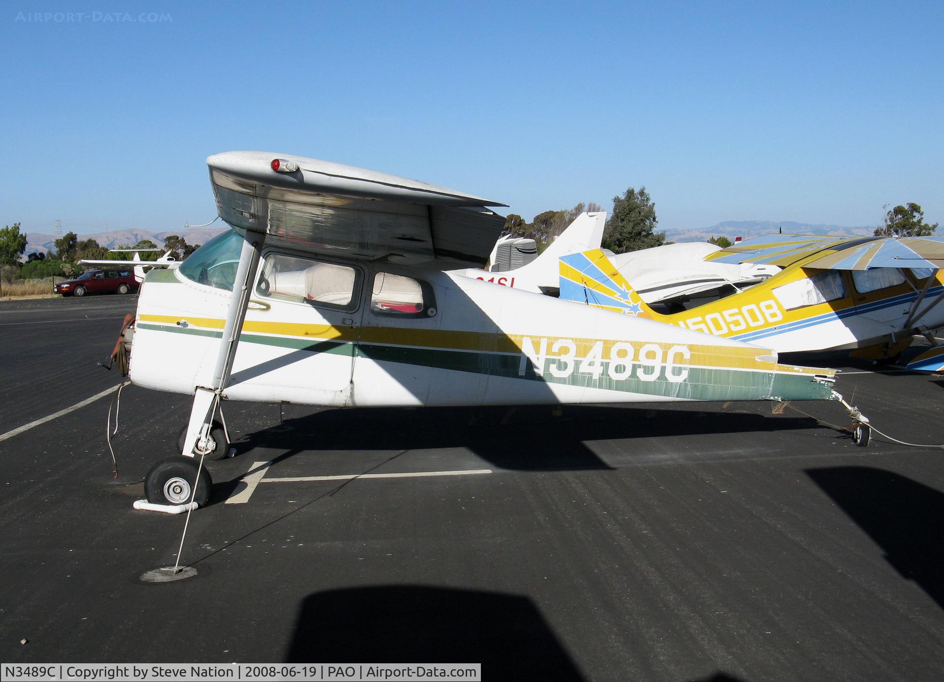 N3489C, 1954 Cessna 170B C/N 26532, 1954 Cessna 170B just a shell of its former self @ Palo Alto, CA