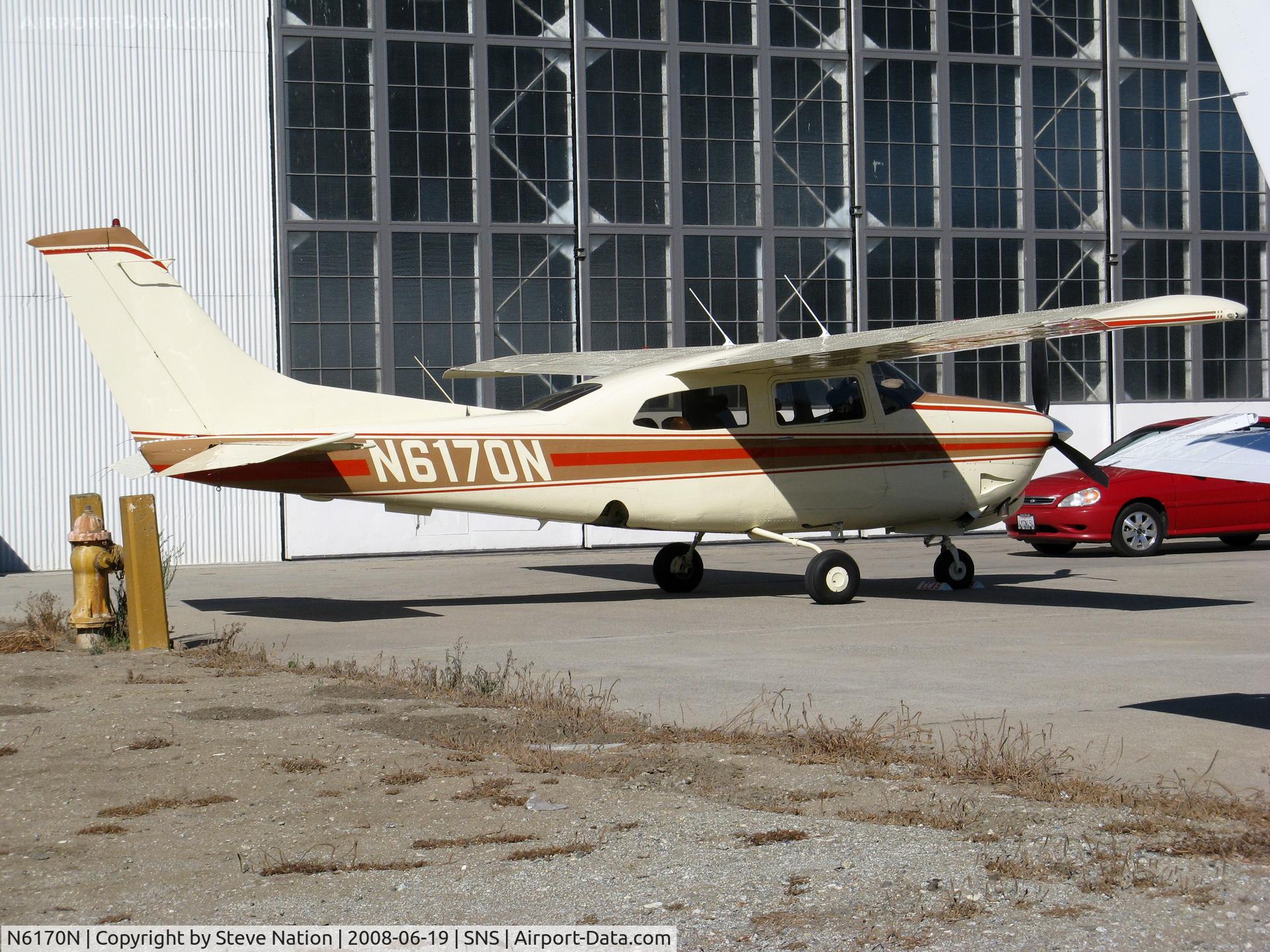 N6170N, 1978 Cessna T210M Turbo Centurion C/N 21062941, 1978 Cessna T210M in late afternoon sun @ Salinas, CA