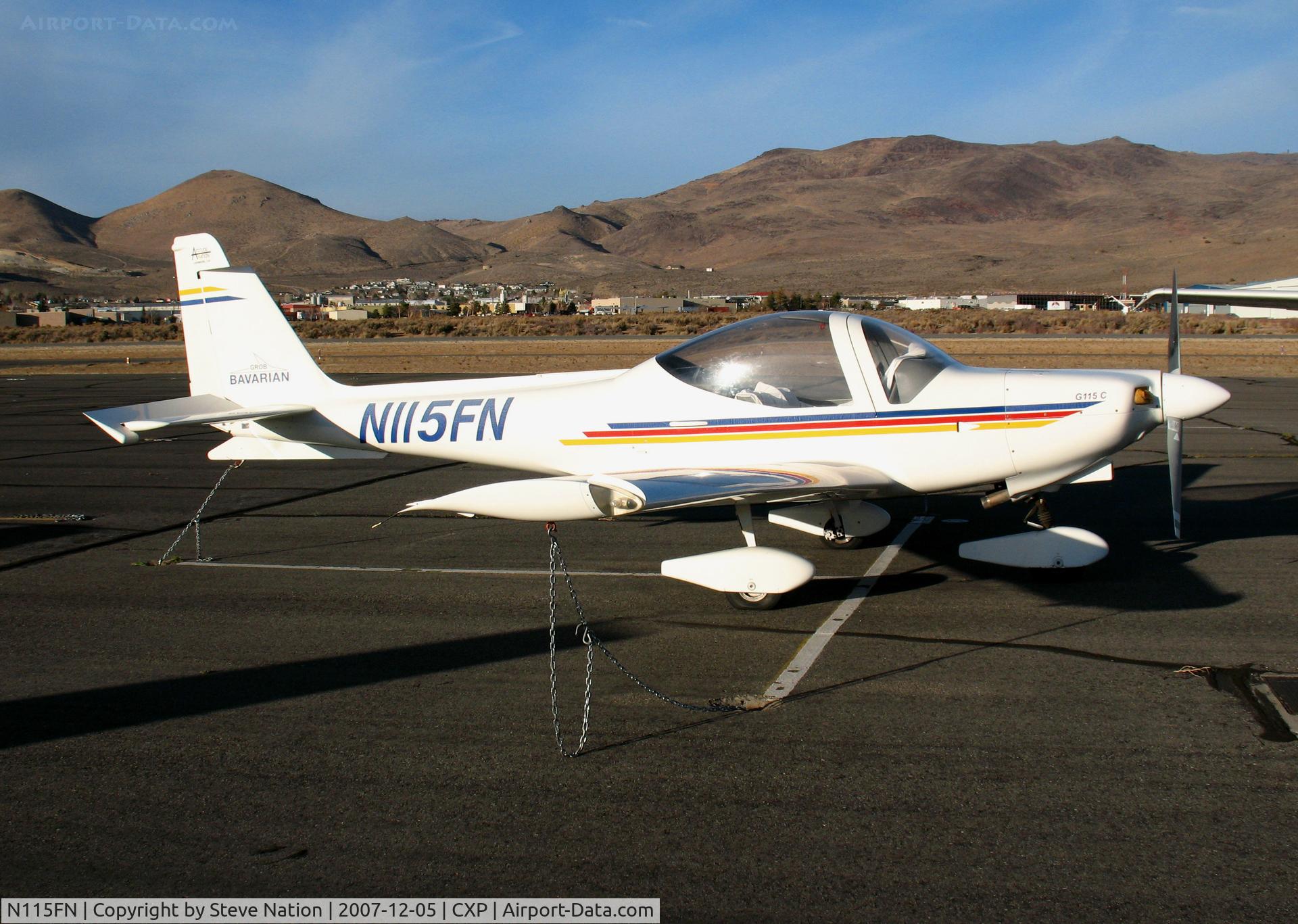 N115FN, 1995 Grob G-115C C/N 82061/C1, Attitude Aviation 1995 Burkhart Grob GROB G115C @ Carson City, NV