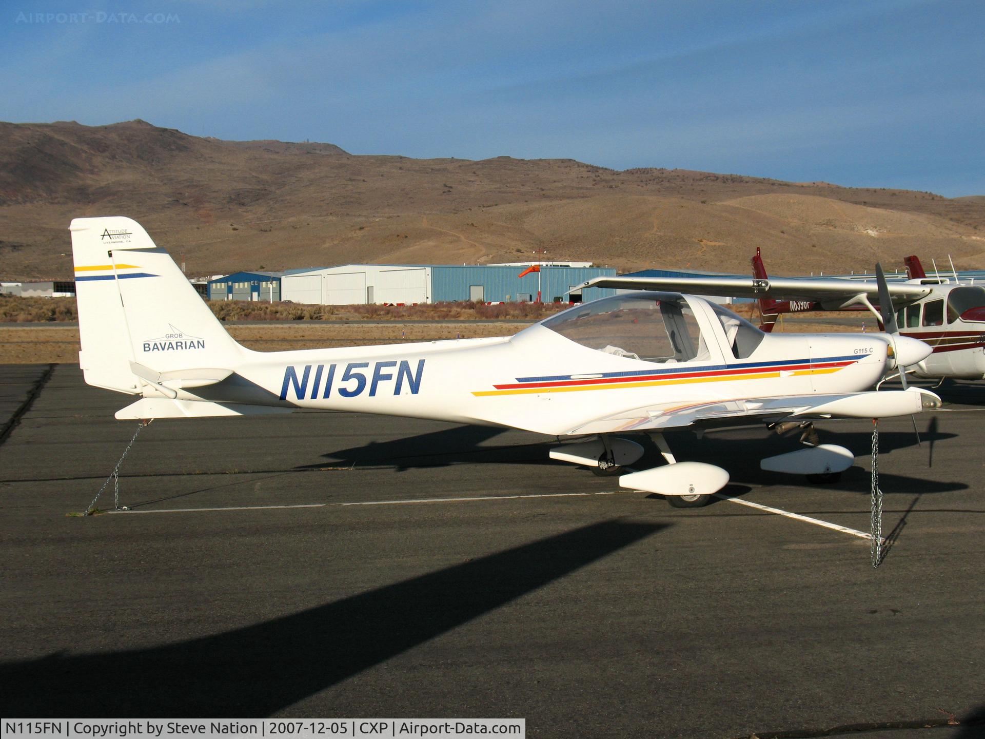 N115FN, 1995 Grob G-115C C/N 82061/C1, Attitude Aviation 1995 Burkhart Grob GROB G115C @ Carson City, NV