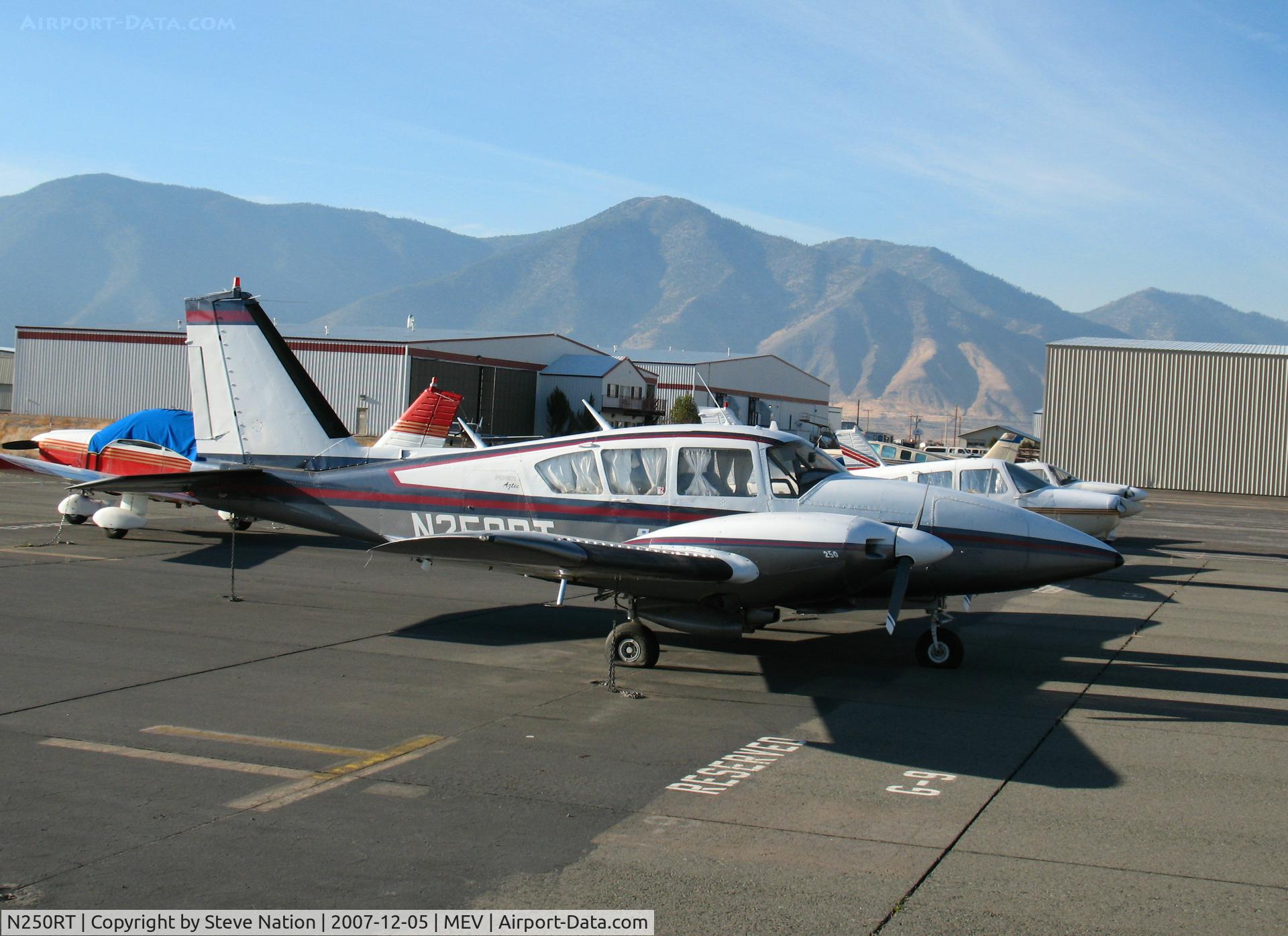 N250RT, 1971 Piper PA-23-250 C/N 27-4681, 1971 Piper PA-23-250 @ Minden, V