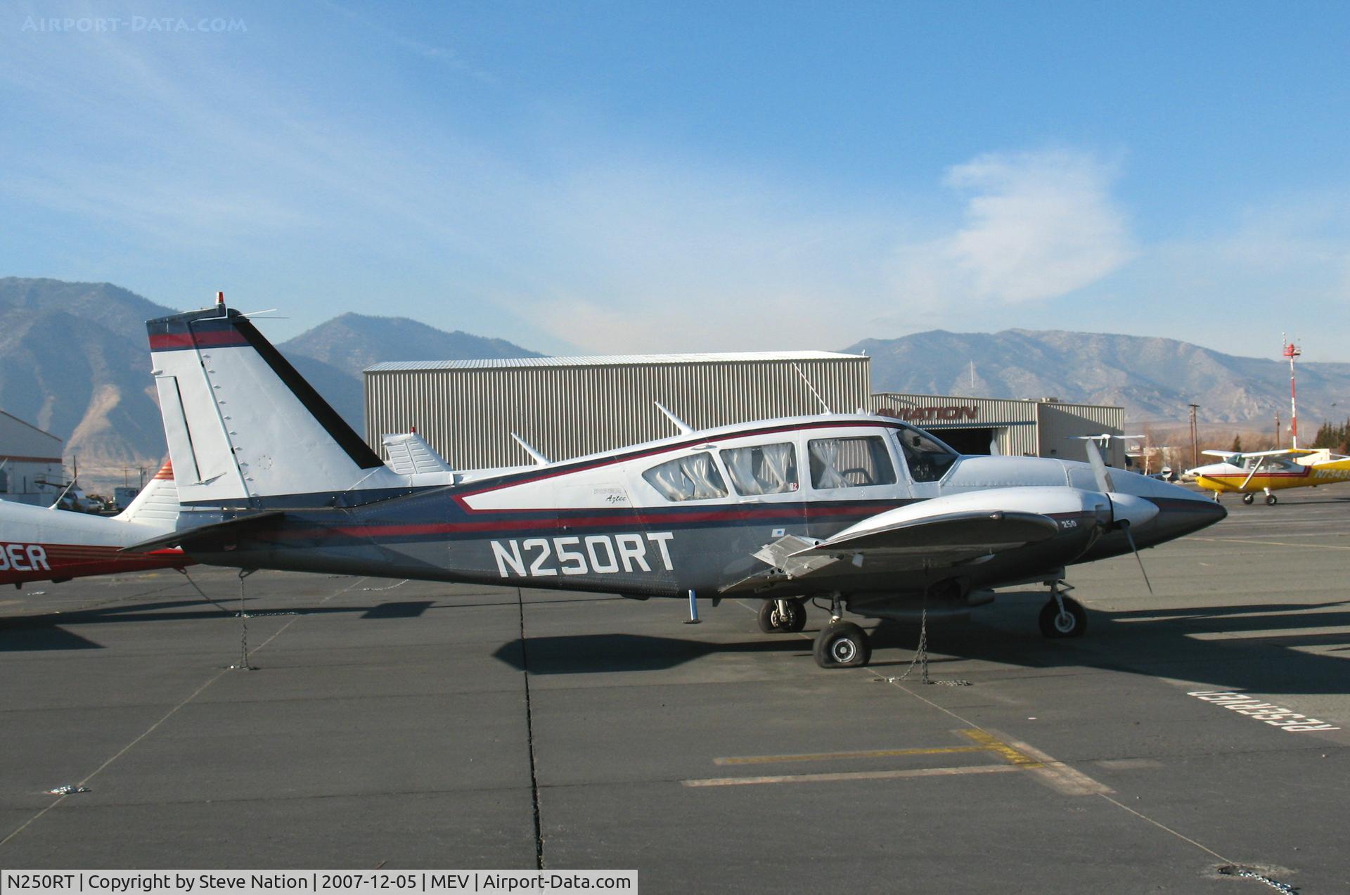 N250RT, 1971 Piper PA-23-250 C/N 27-4681, 1971 Piper PA-23-250 @ Minden, V