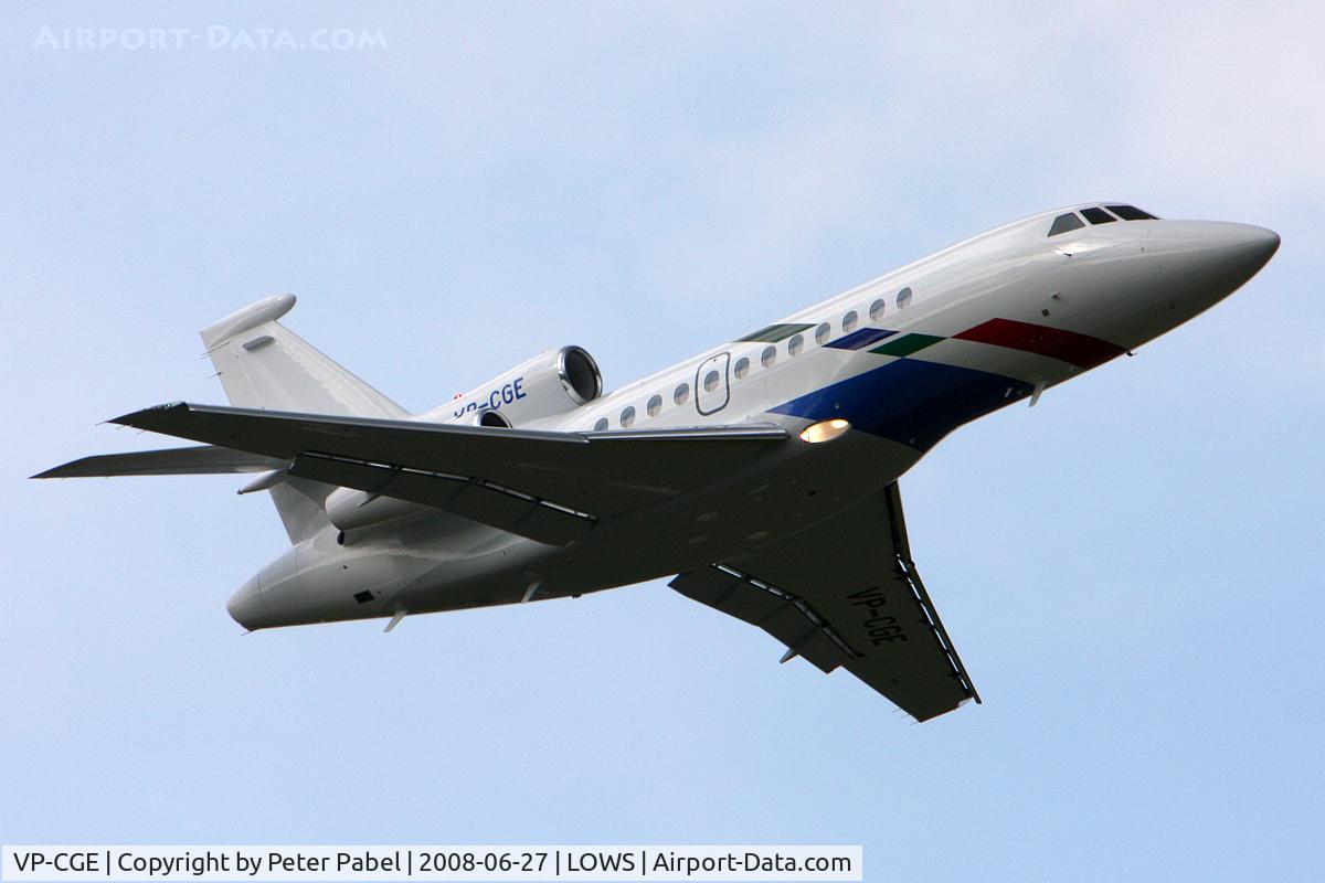 VP-CGE, 2000 Dassault Falcon 900EX C/N 073, newest VW Toy