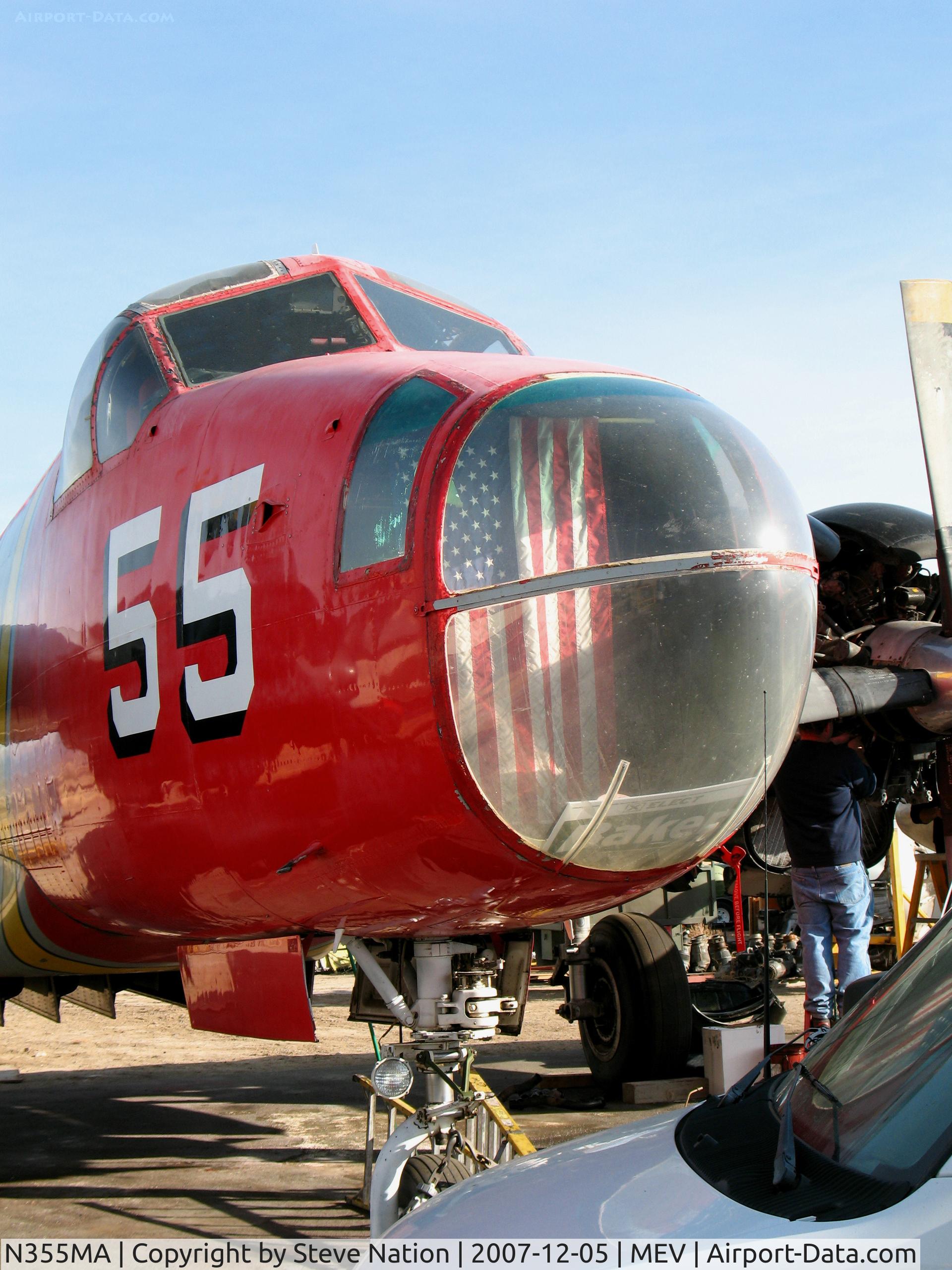 N355MA, 1957 Lockheed SP-2H (P2V-7S) Neptune C/N 726-7229, Close-up of nose with