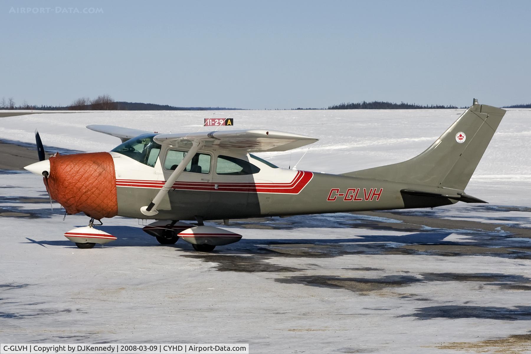 C-GLVH, 1966 Cessna 182J Skylane C/N 18257223, Sitting on the ramp at the CYHD airport.