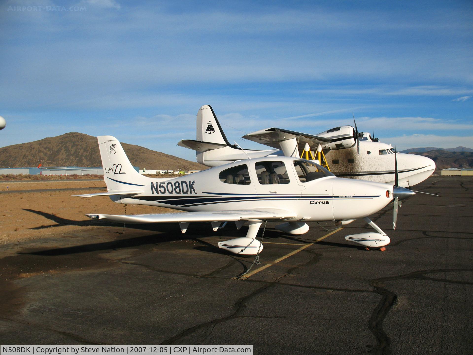 N508DK, 2002 Cirrus SR22 C/N 0309, 2002 Cirrus Design Corp SR22 @ Carson City, NV