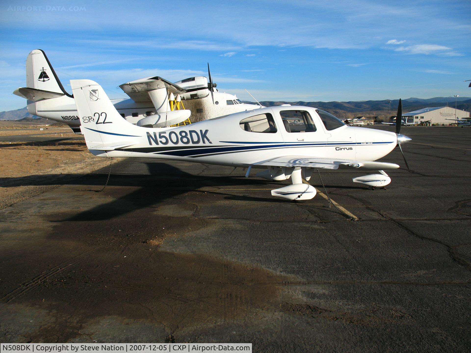 N508DK, 2002 Cirrus SR22 C/N 0309, 2002 Cirrus Design Corp SR22 @ Carson City, NV
