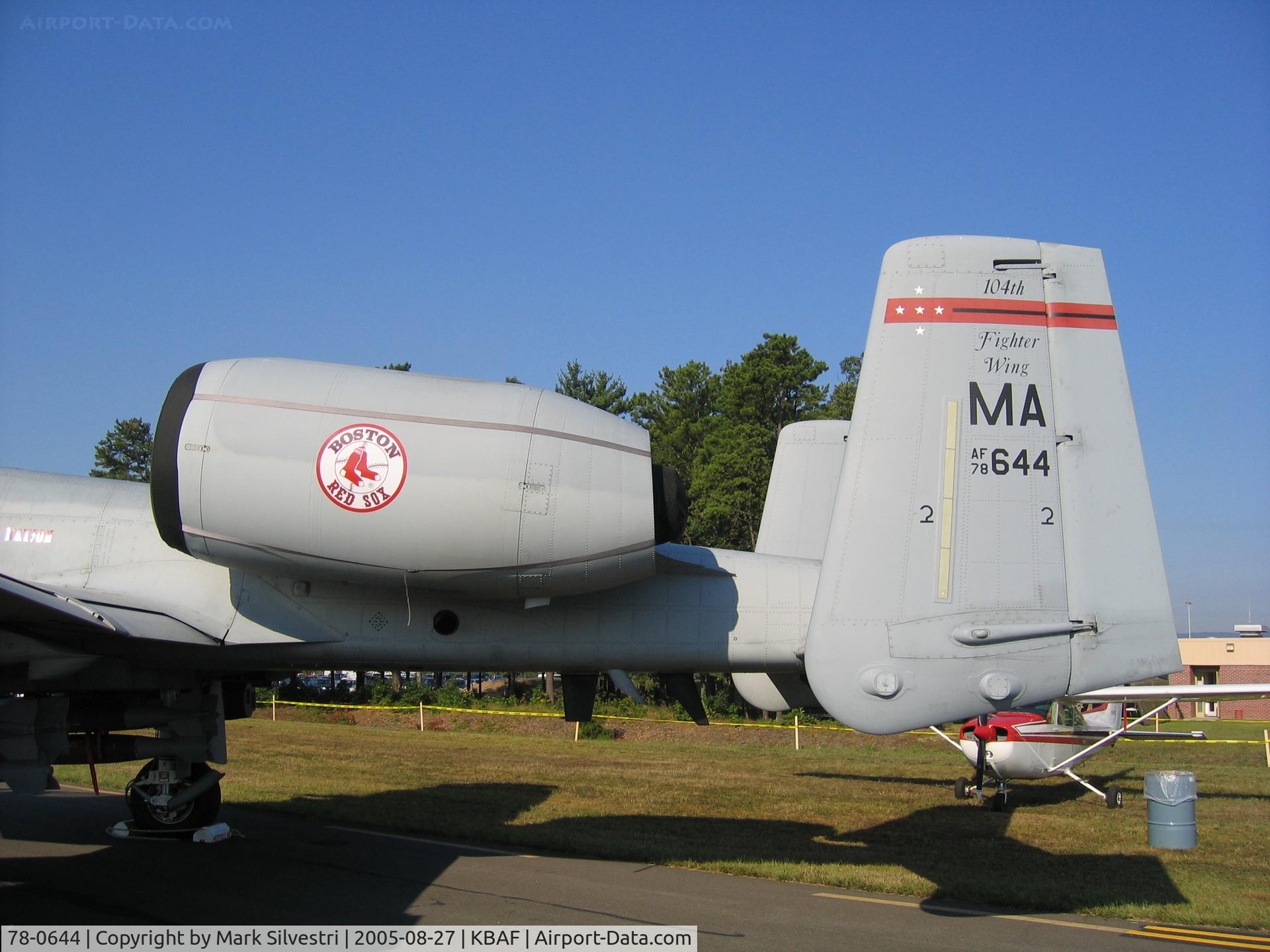 78-0644, 1978 Fairchild Republic A-10A Thunderbolt II C/N A10-0264, Barnes 2005