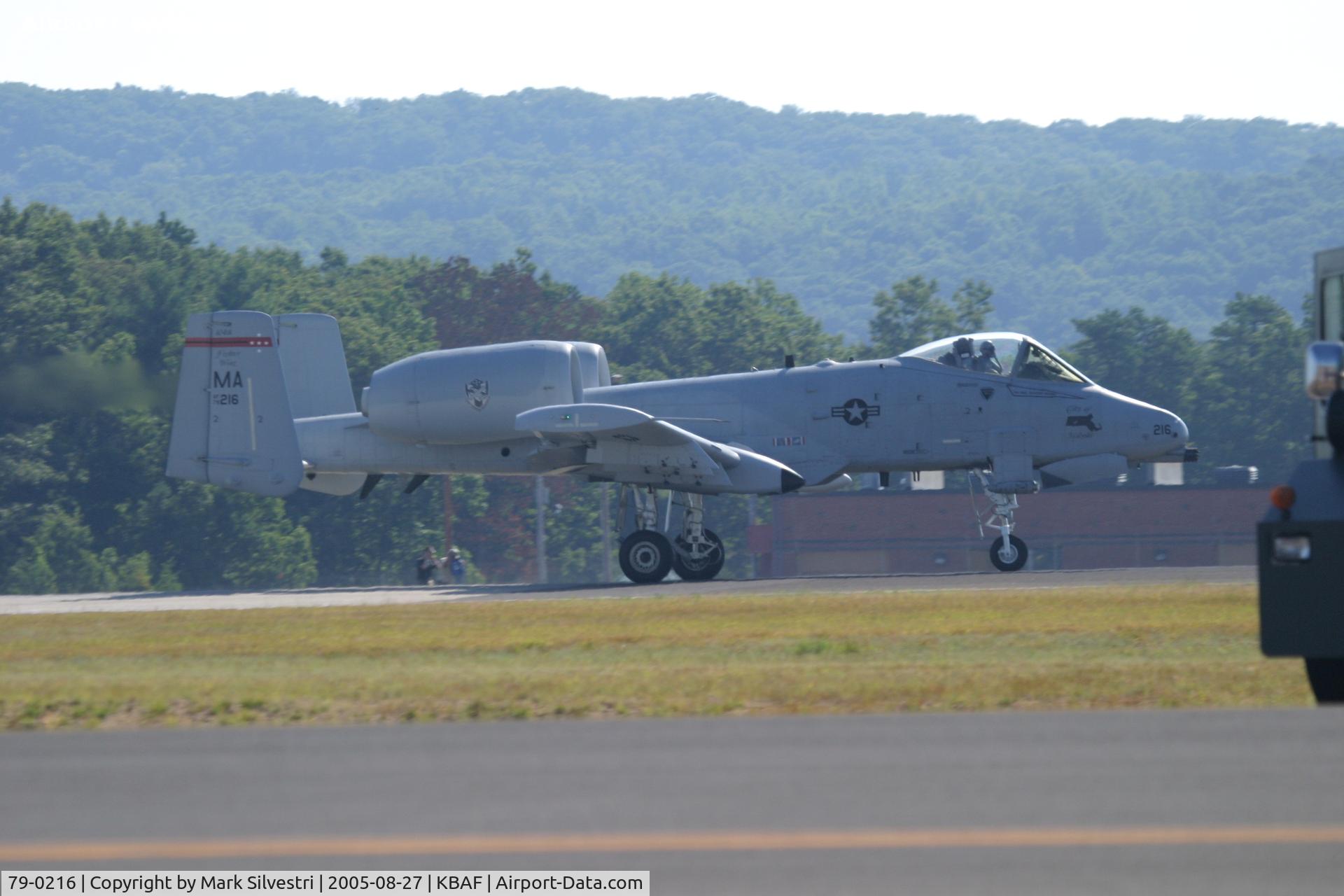 79-0216, 1979 Fairchild Republic A-10A Thunderbolt II C/N A10-0480, Barnes 2005