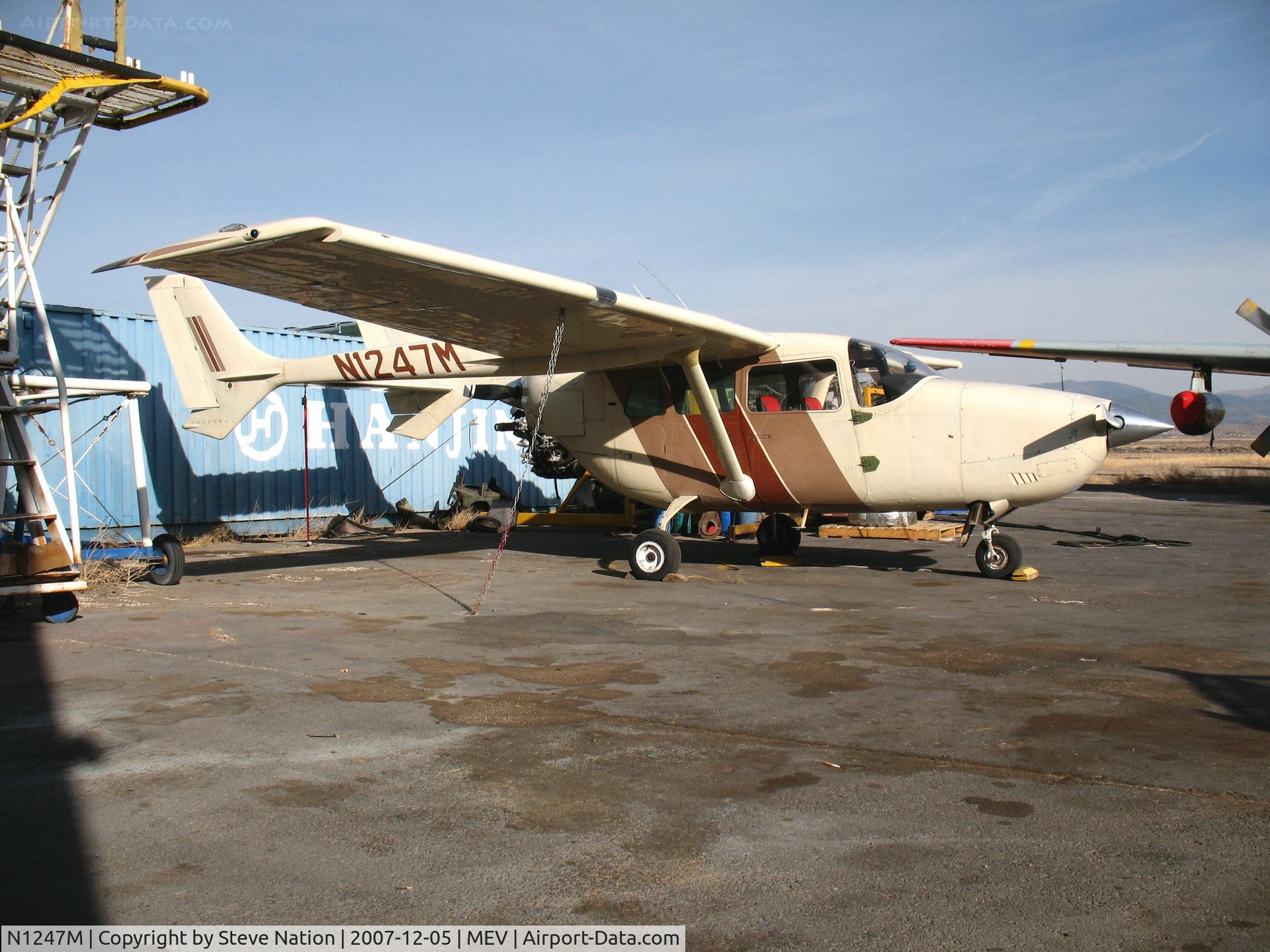 N1247M, 1969 Cessna T337E C/N 33701247, Minden Air 1969 Cessna T337E @ Minden, NV