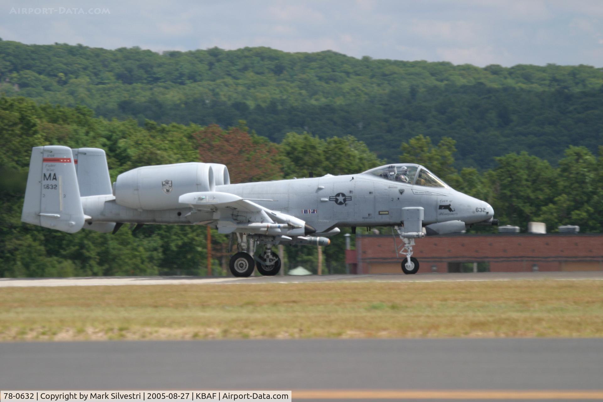 78-0632, 1978 Fairchild Republic A-10A Thunderbolt II C/N A10-0252, Barnes 2005