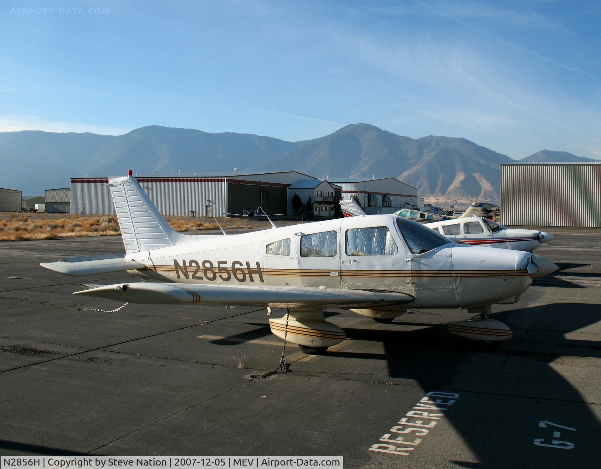 N2856H, 1979 Piper PA-28-161 C/N 28-7916482, 1979 Piper PA-28-161 on cold winter's day @ Minden, NV