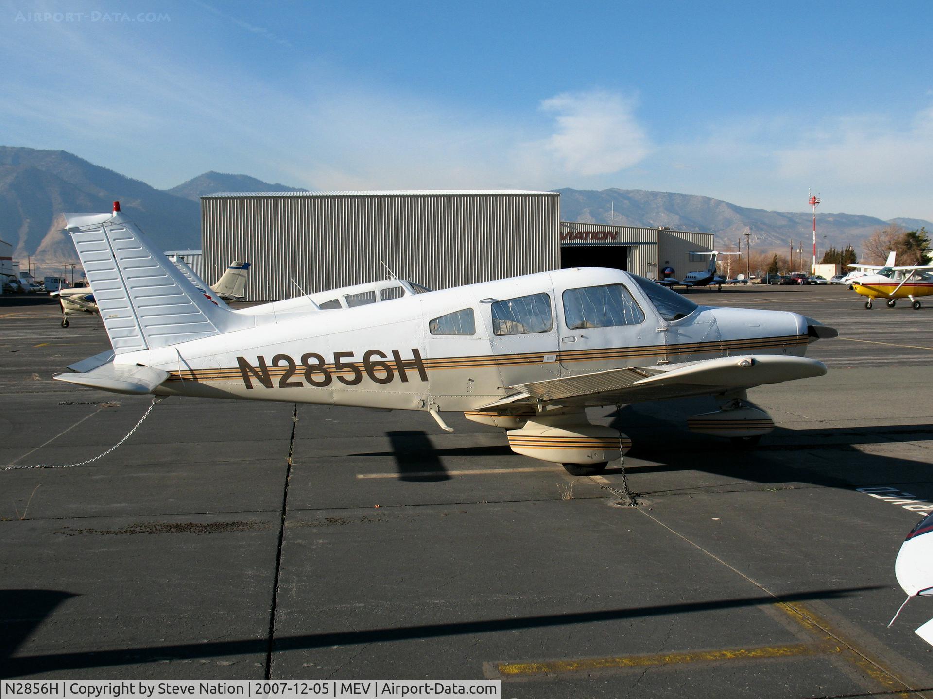 N2856H, 1979 Piper PA-28-161 C/N 28-7916482, 1979 Piper PA-28-161 on cold winter's day @ Minden, NV