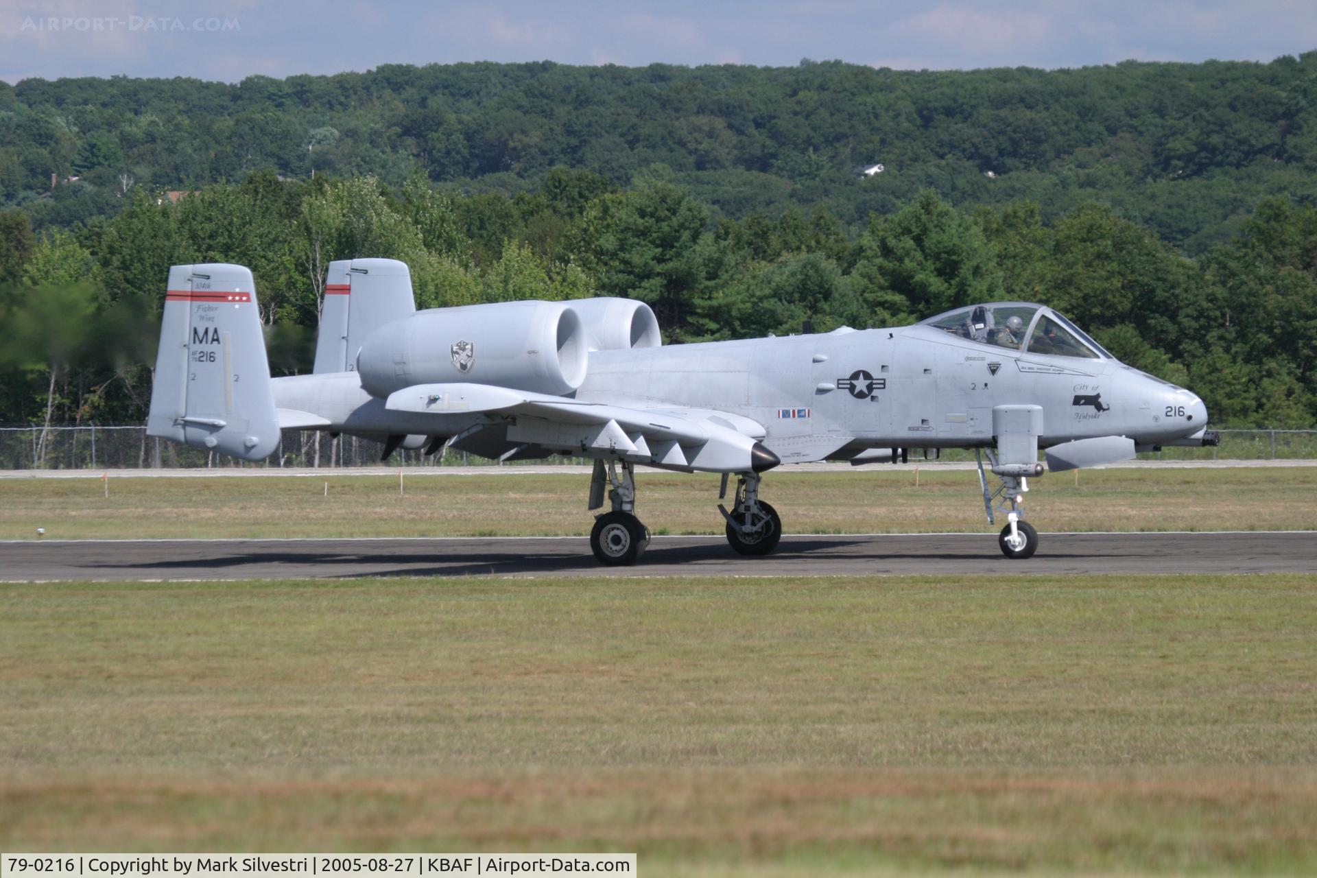 79-0216, 1979 Fairchild Republic A-10A Thunderbolt II C/N A10-0480, Barnes 2005