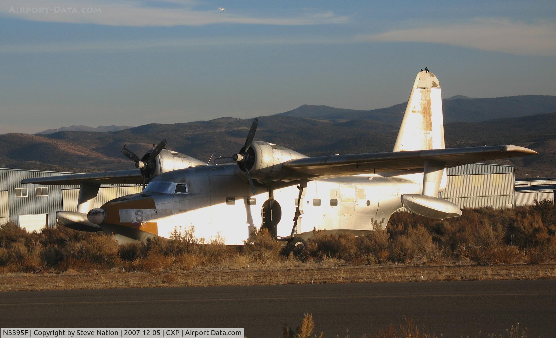 N3395F, 1951 Grumman HU-16B Albatross C/N G-146, ex-USAF 1951 Grumman HU-16B with very faded registration @ Carson City, NV