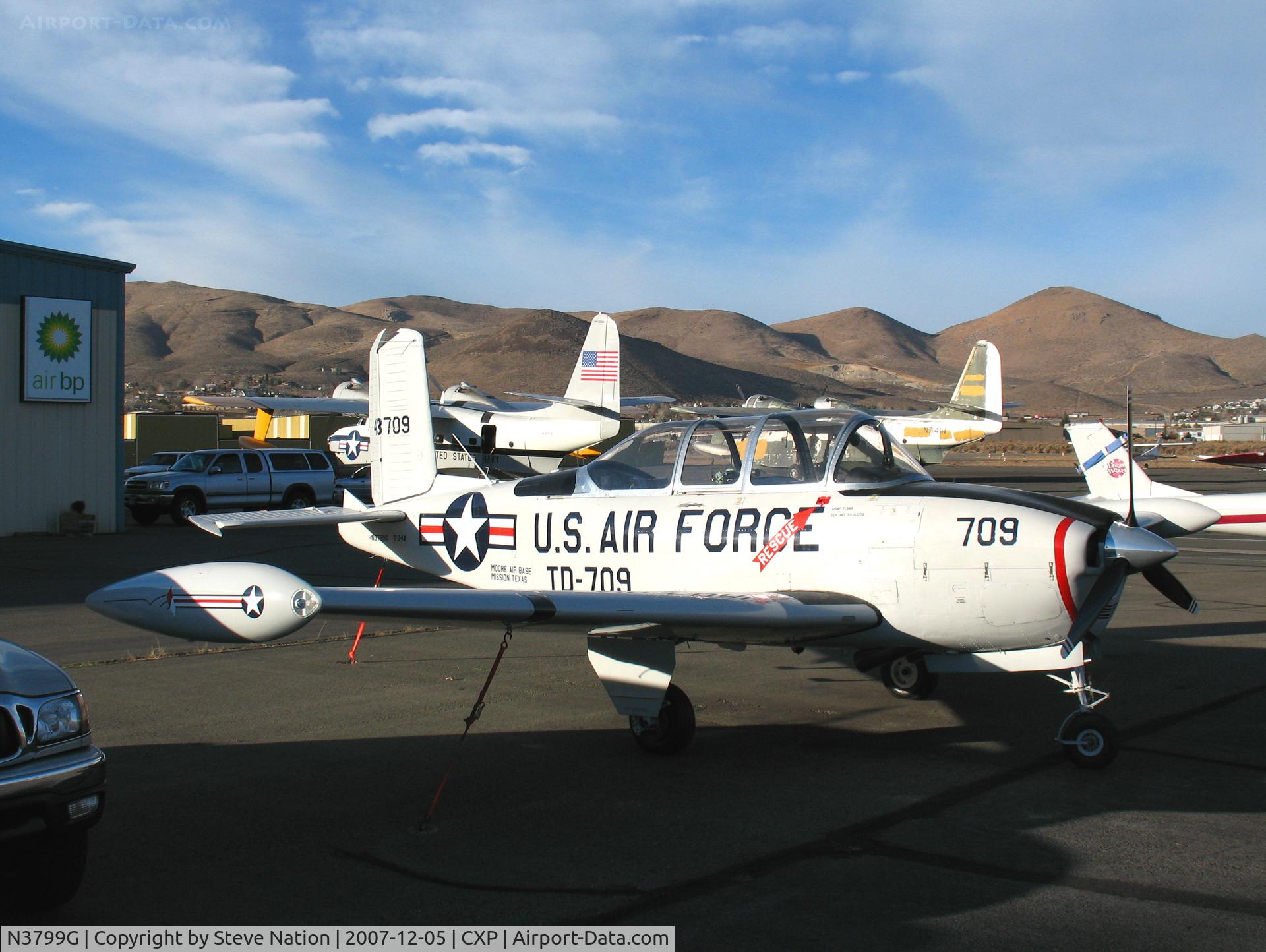 N3799G, Beech A45 C/N G-709, USAF Beech T-34A 54-3709 Moore Air Force Base, Mission, Texas TD-709 @ Carson City, NV