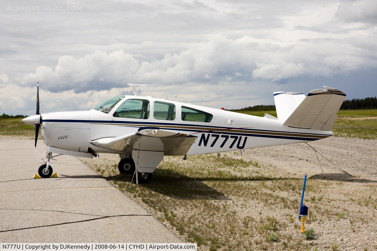 N777U, 1970 Beech V35B Bonanza C/N D-9096, Dryden Regional Airport, Dryden Ontario Canada