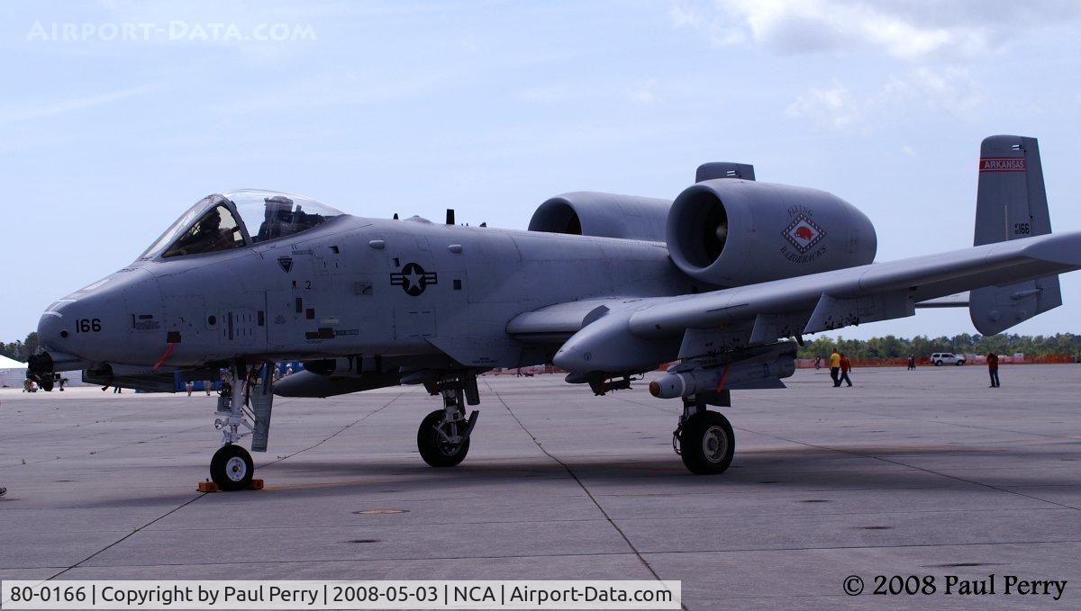 80-0166, 1980 Fairchild Republic A-10C Thunderbolt II C/N A10-0516, One of the Razorback's Hogs