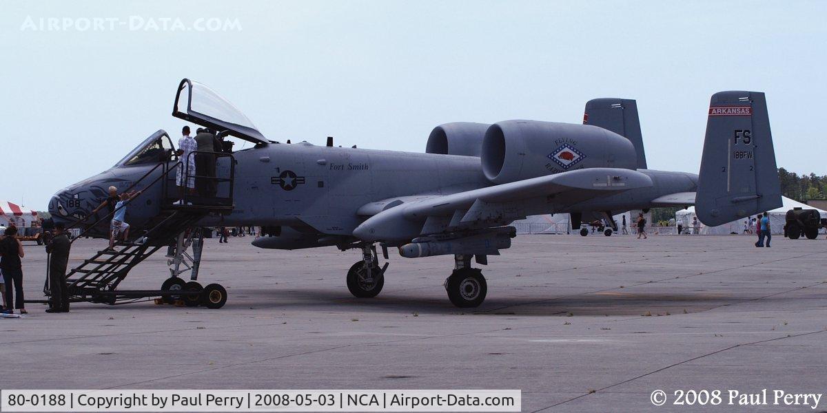 80-0188, 1980 Fairchild Republic A-10C Thunderbolt II C/N A10-0538, Showing off the goods