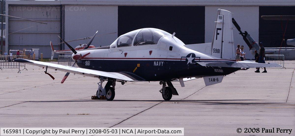 165981, Raytheon T-6A Texan II C/N PT-142, One of the Navy's Texan IIs