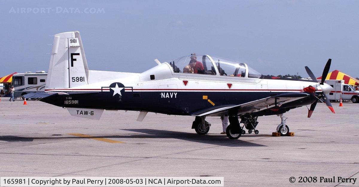 165981, Raytheon T-6A Texan II C/N PT-142, Too bad they aren't painted like the T-34Cs
