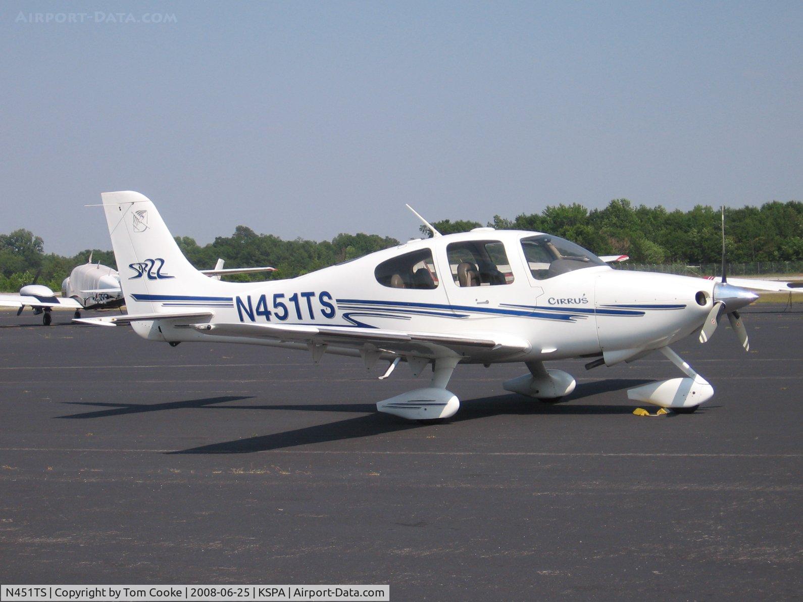 N451TS, 2003 Cirrus SR22 C/N 0542, SR22 at Spartanburg