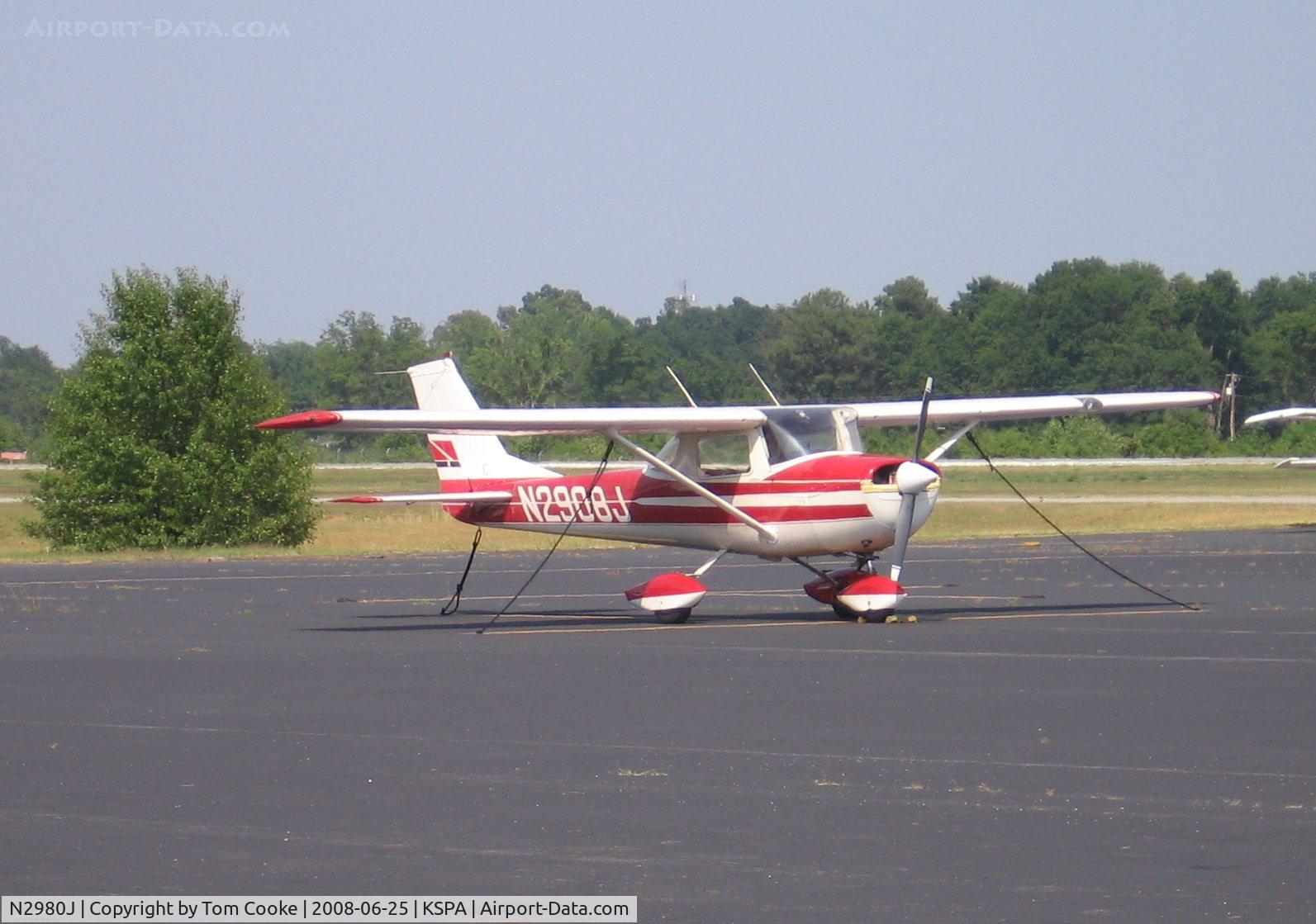 N2980J, 1966 Cessna 150G C/N 15065780, 150 on a hot summer day in SC