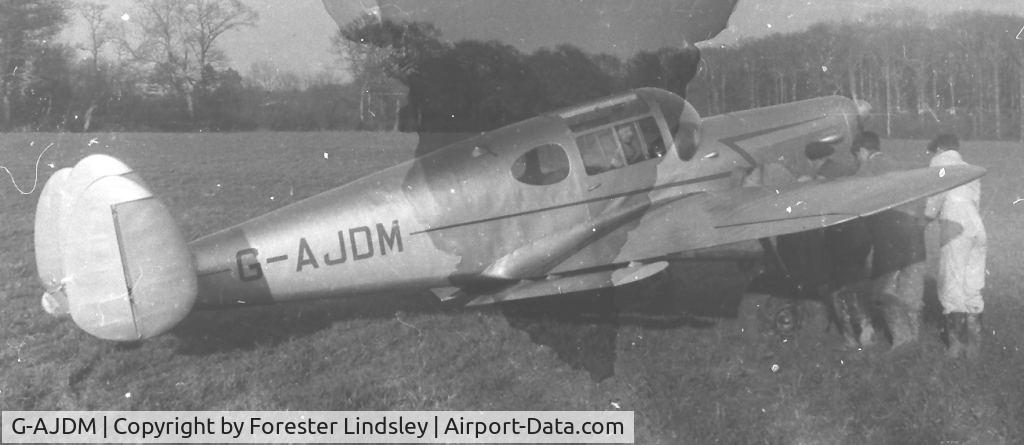 G-AJDM, 1947 Miles M38 Messenger 2A C/N 6347, Miles Messemger pic taken S England 1953-54