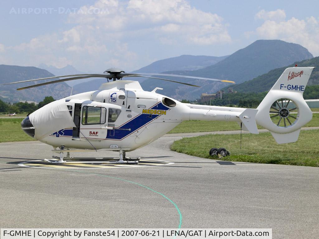 F-GMHE, 1998 Eurocopter EC-135T-1 C/N 0048, Nice shot with the mountains in background